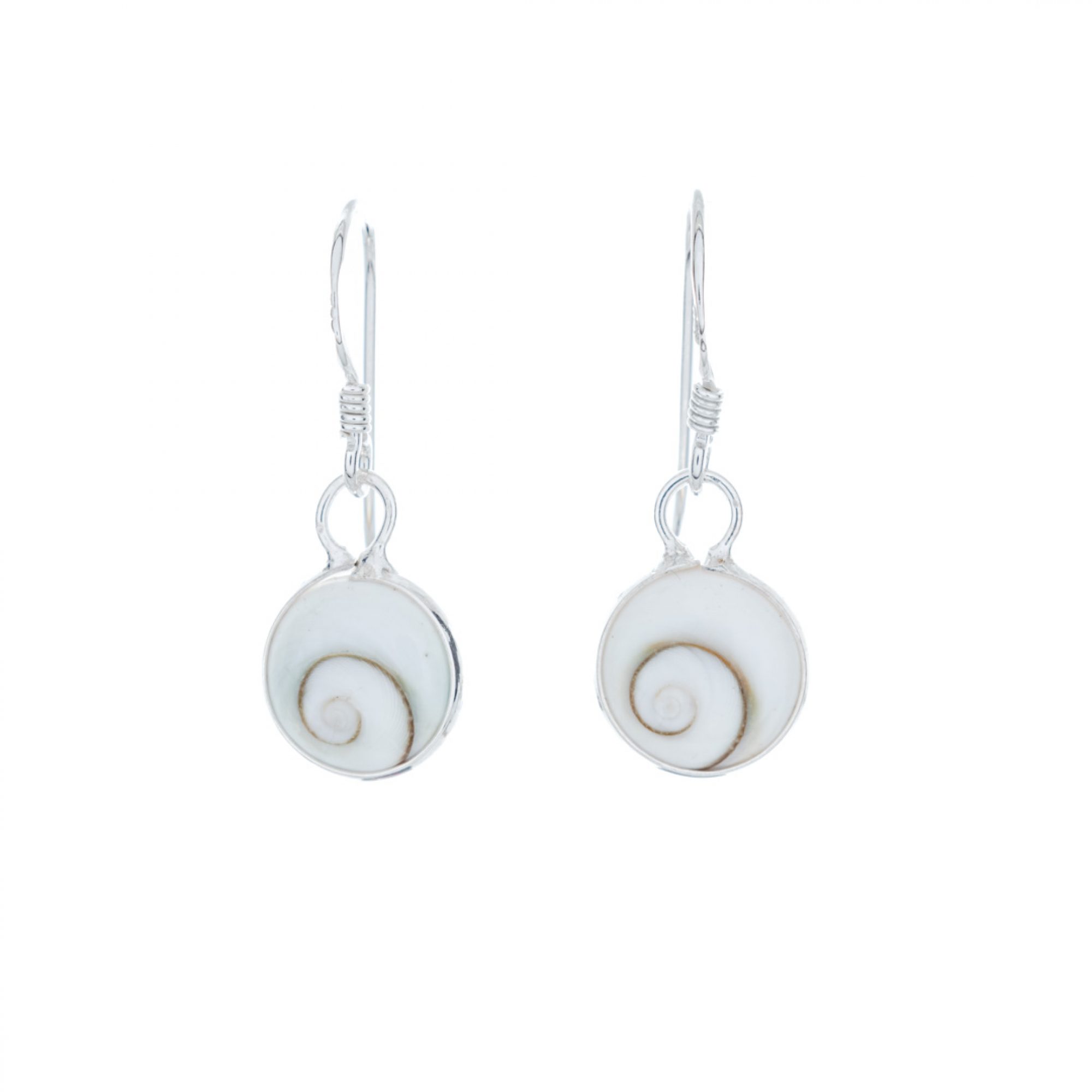 Eye of the sea dangle earrings