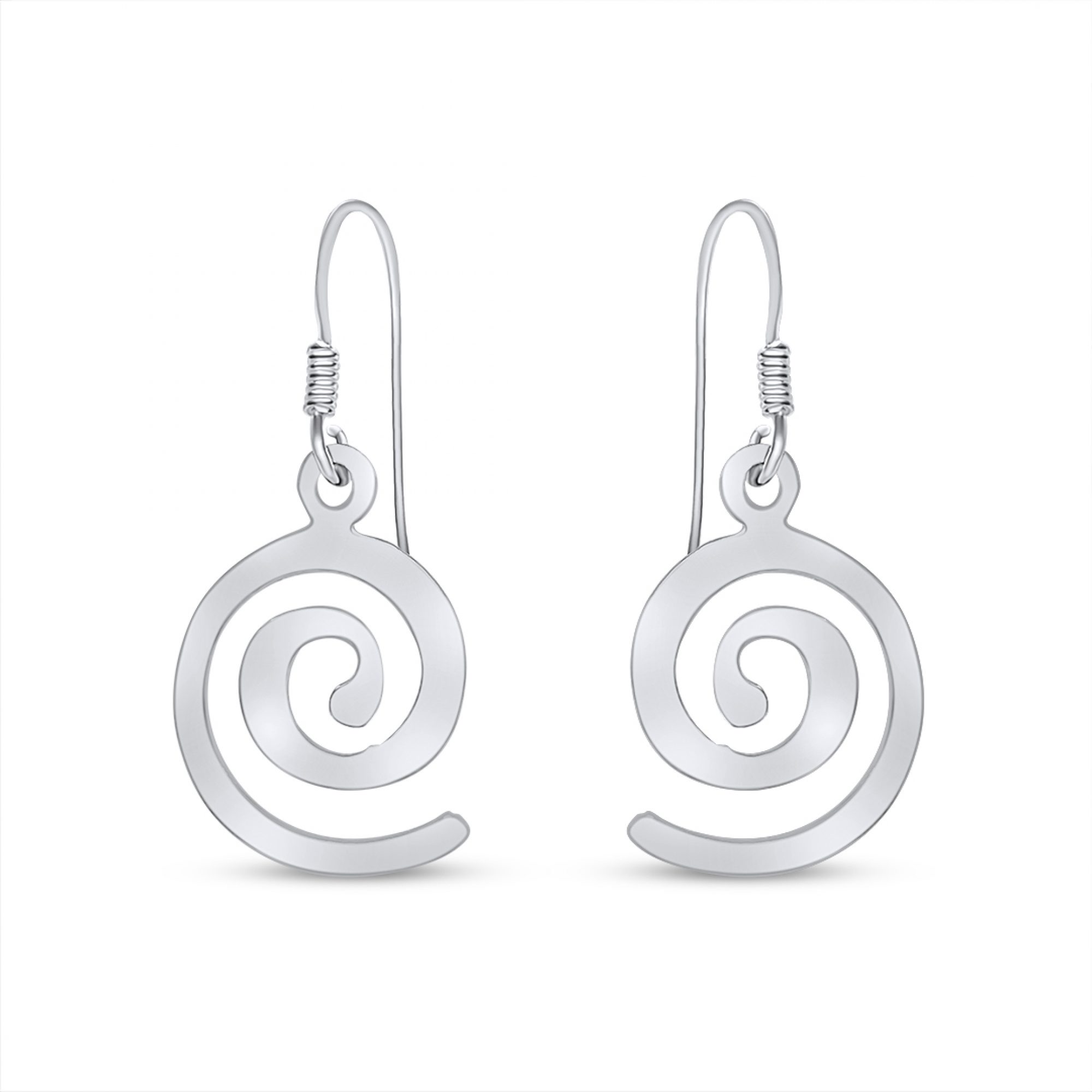 Σκουλαρίκια κρεμαστά σπείρες