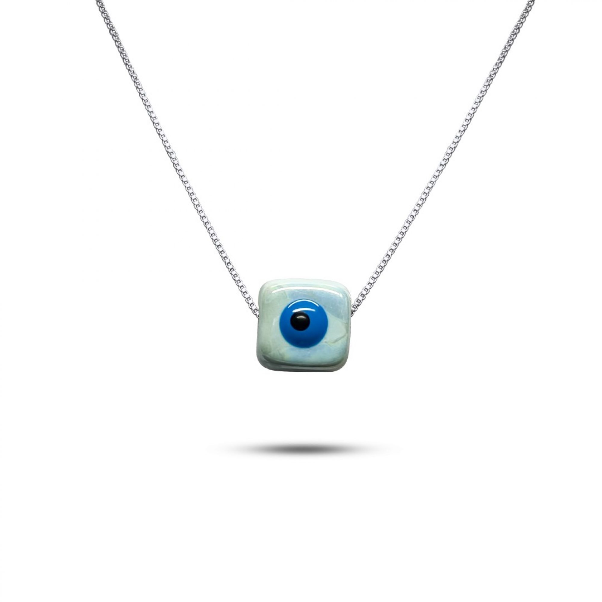 Eye bead necklace