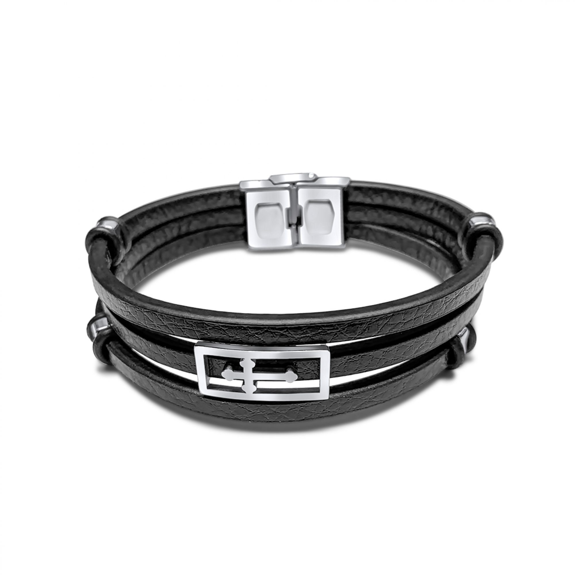 Steel-Caucho bracelet