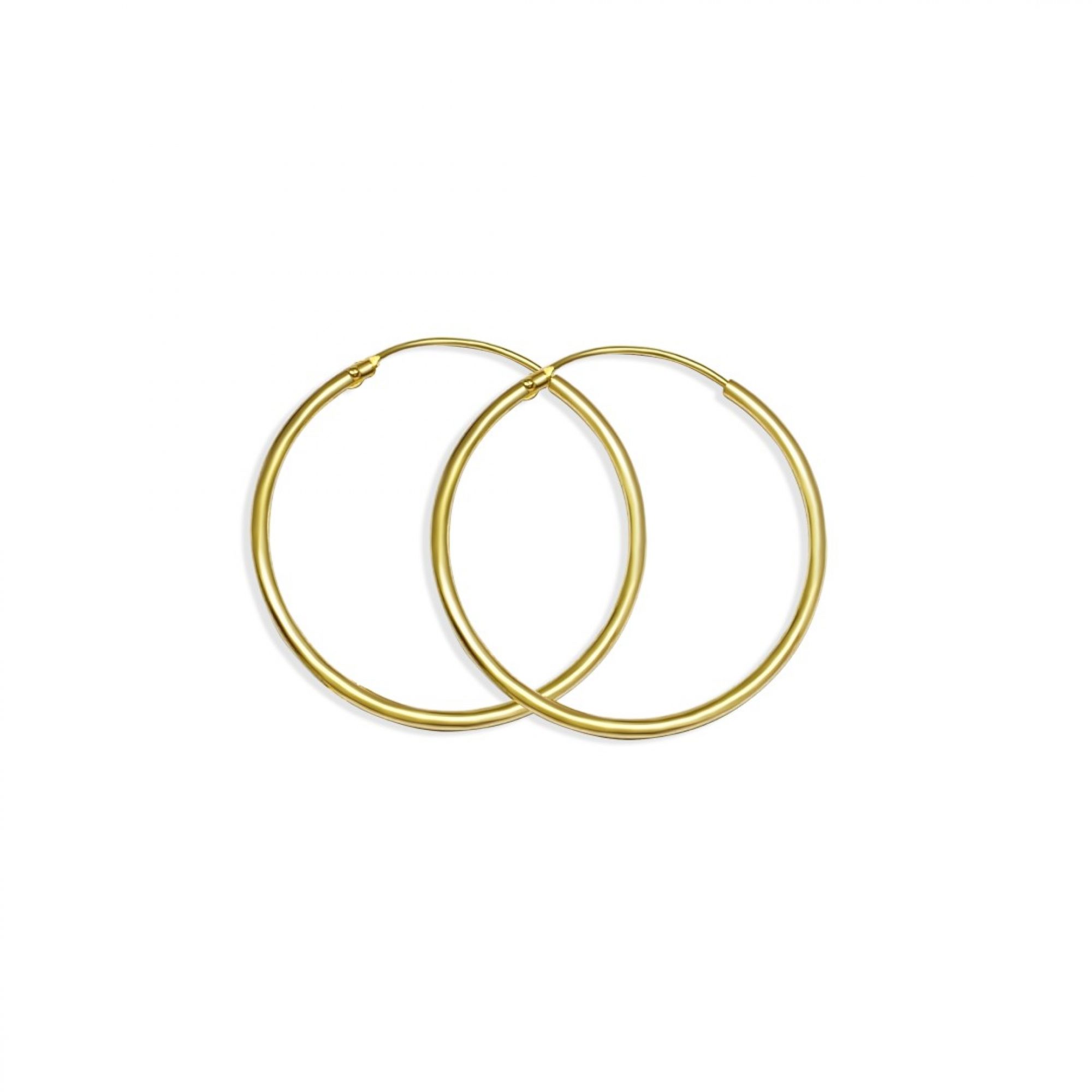 Κρίκοι επίχρυσοι (30mm)