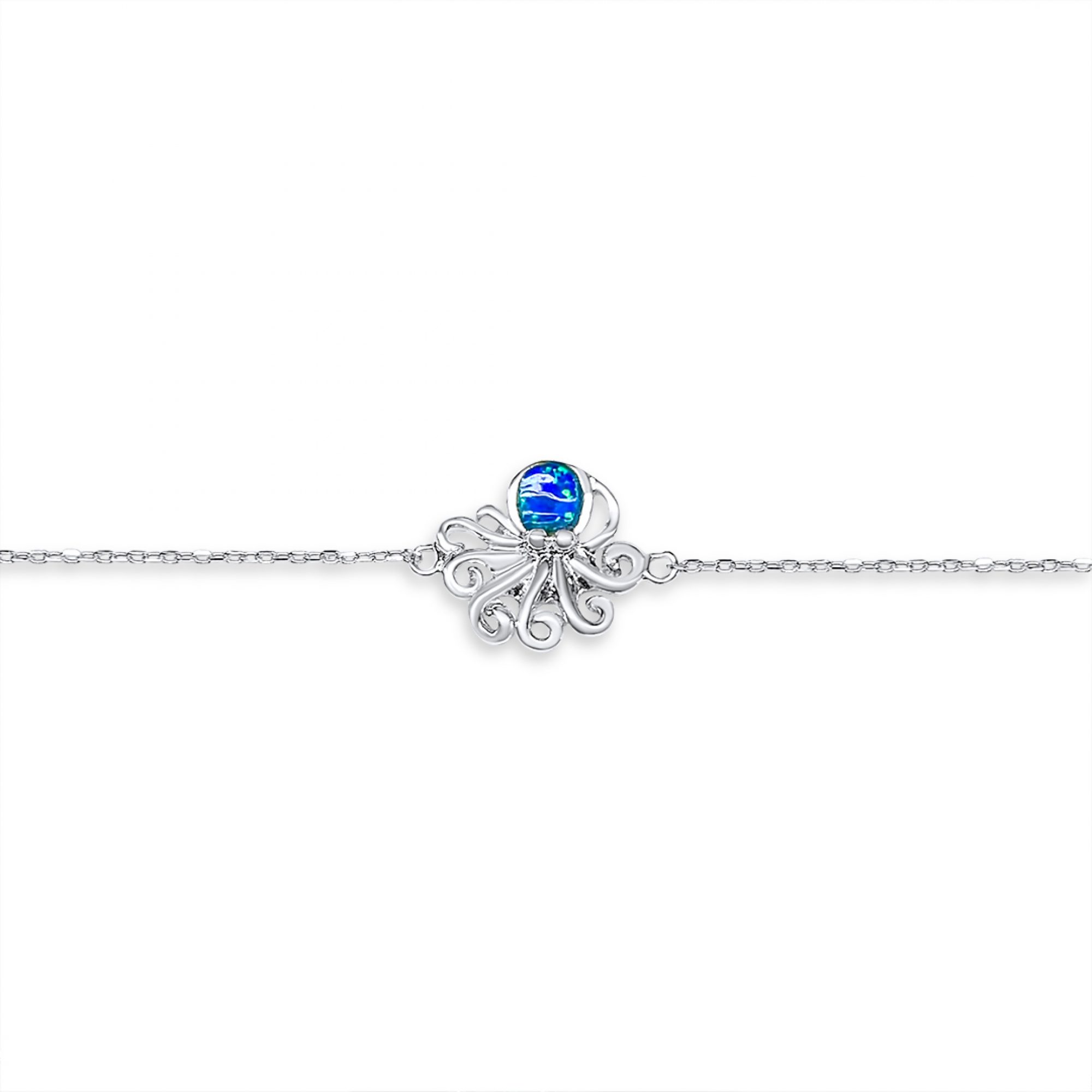 Βραχιόλι χταπόδι με πέτρα όπαλ