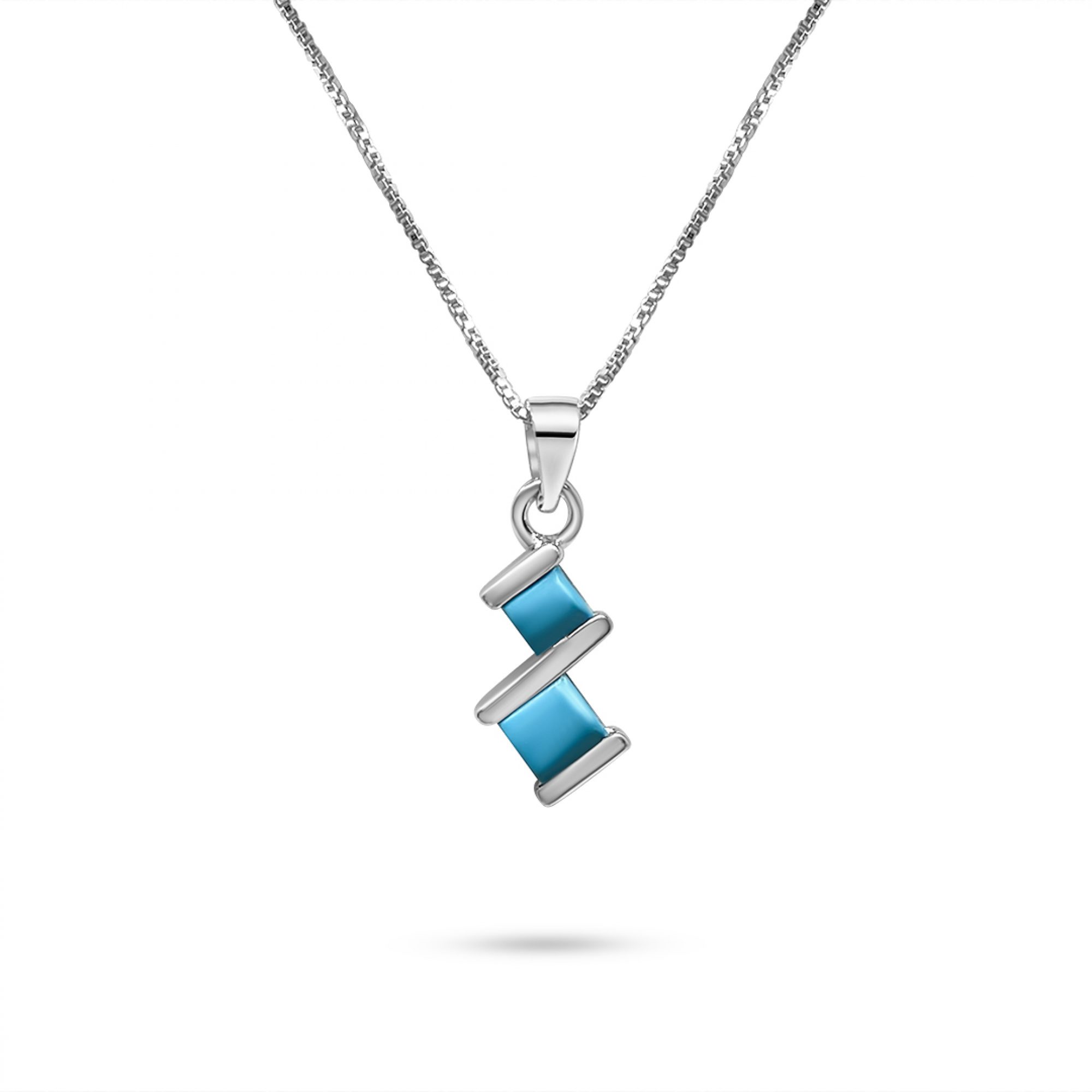 Κολιέ με πέτρες τιρκουάζ