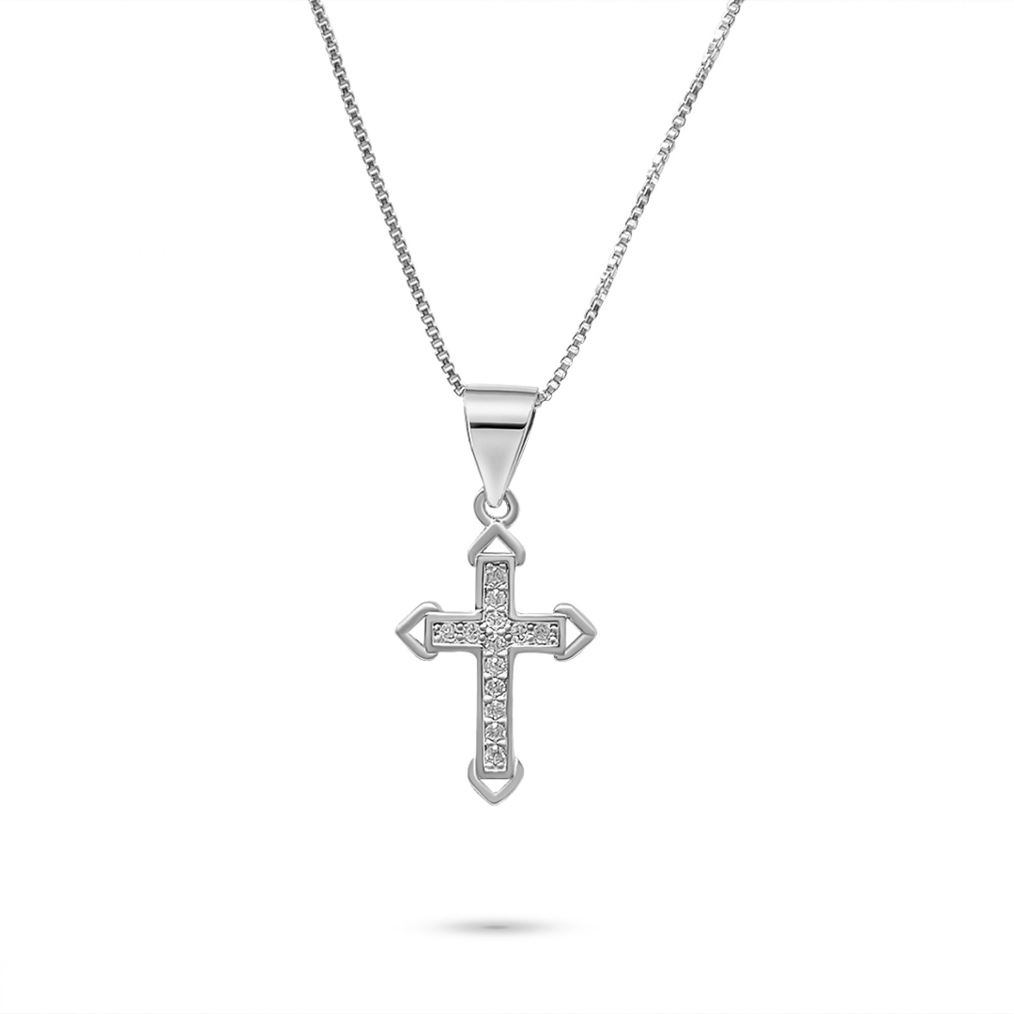 Σταυρός με ζιργκόν πέτρες