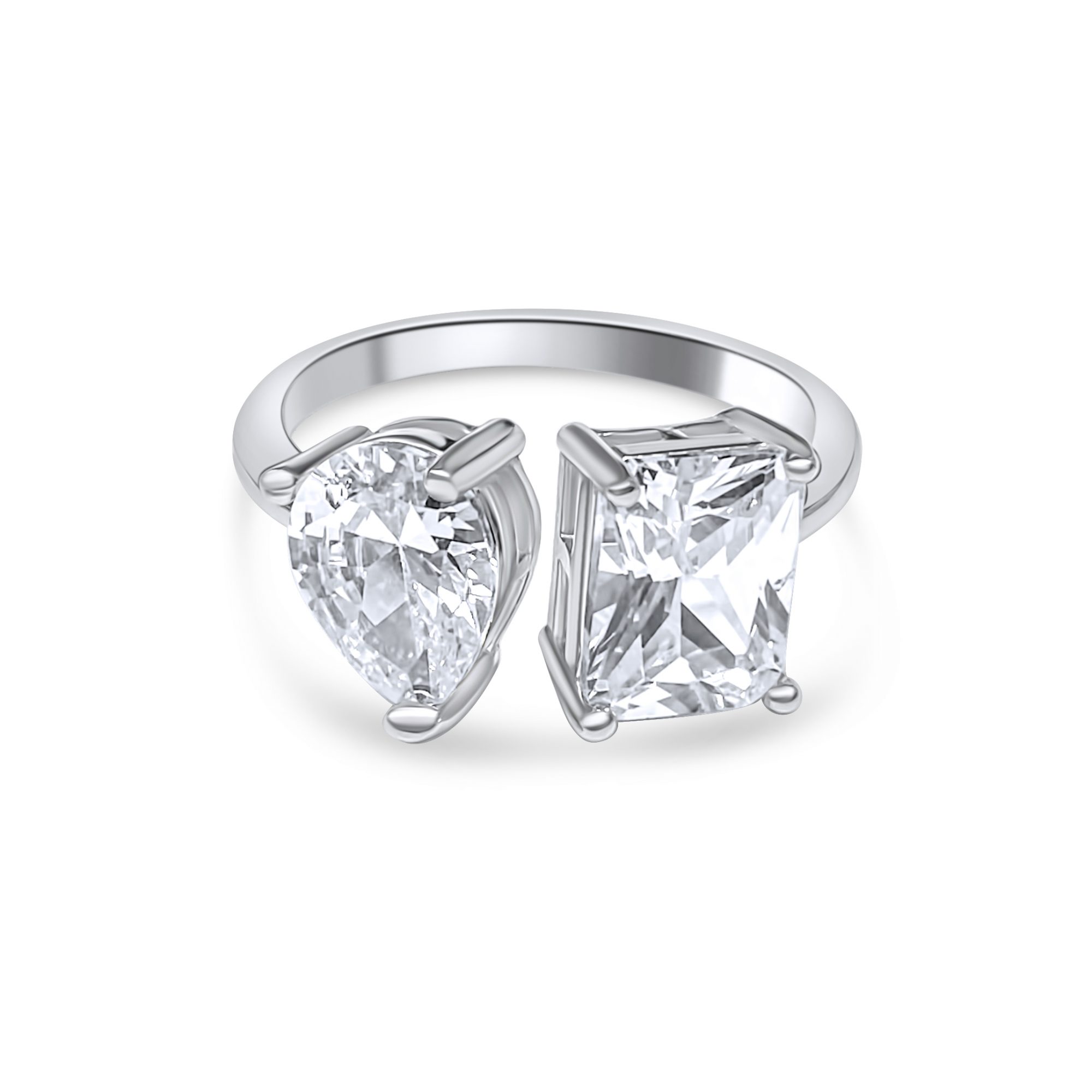 Δαχτυλίδι με πέτρες ζιργκόν