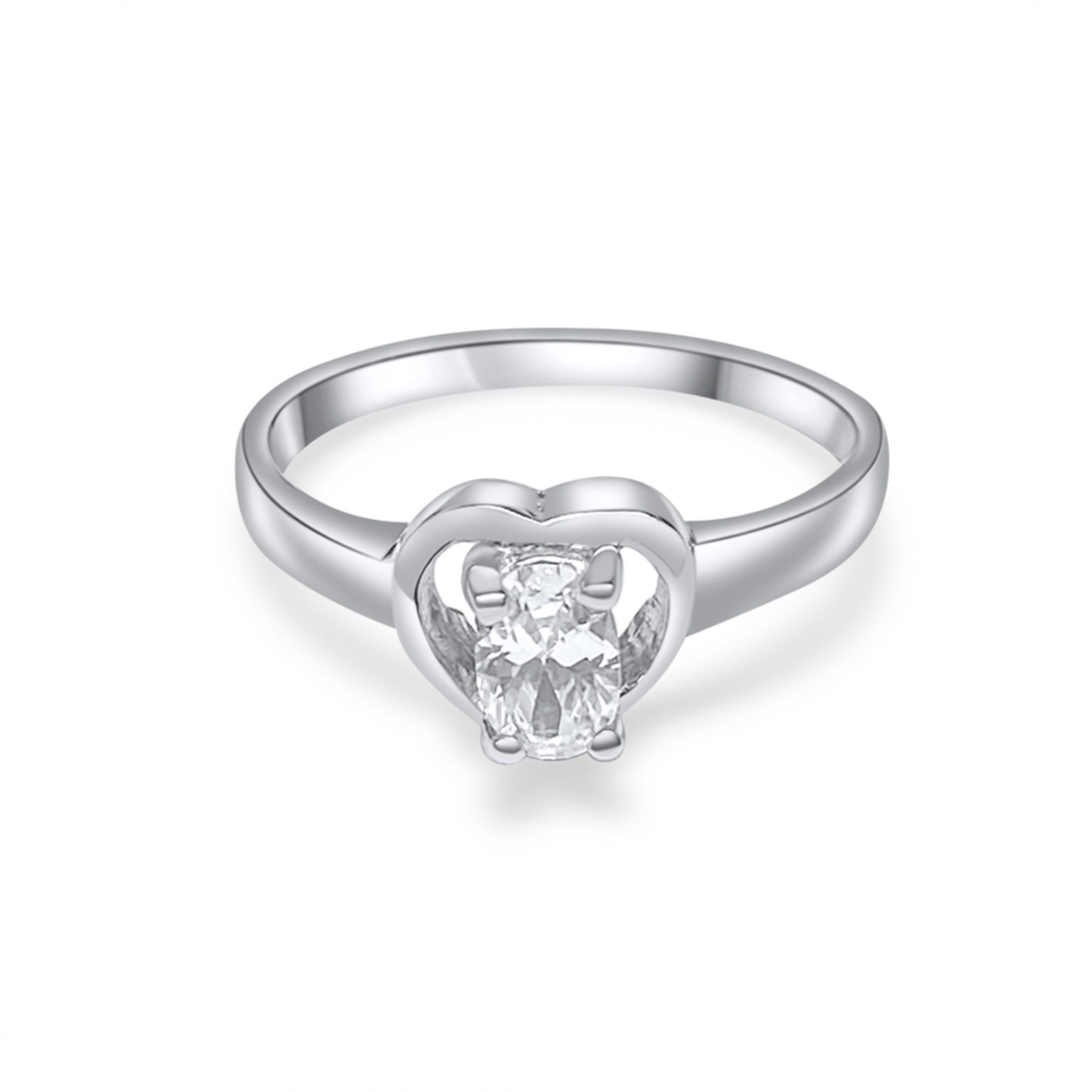 Μονόπετρο δαχτυλίδι με ζιργκόν πέτρα