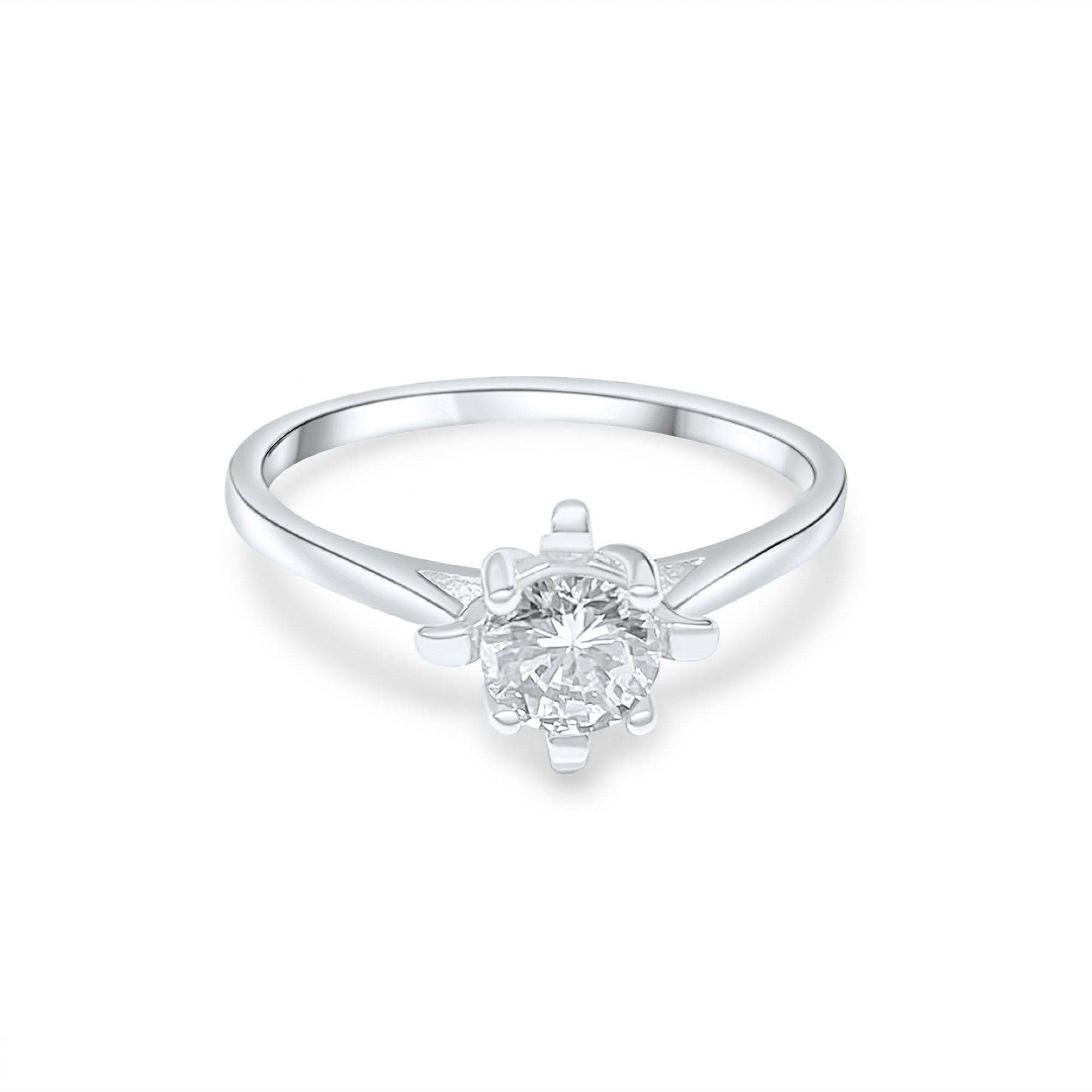 Μονόπετρο δαχτυλίδι με ζιργκόν πέτρα