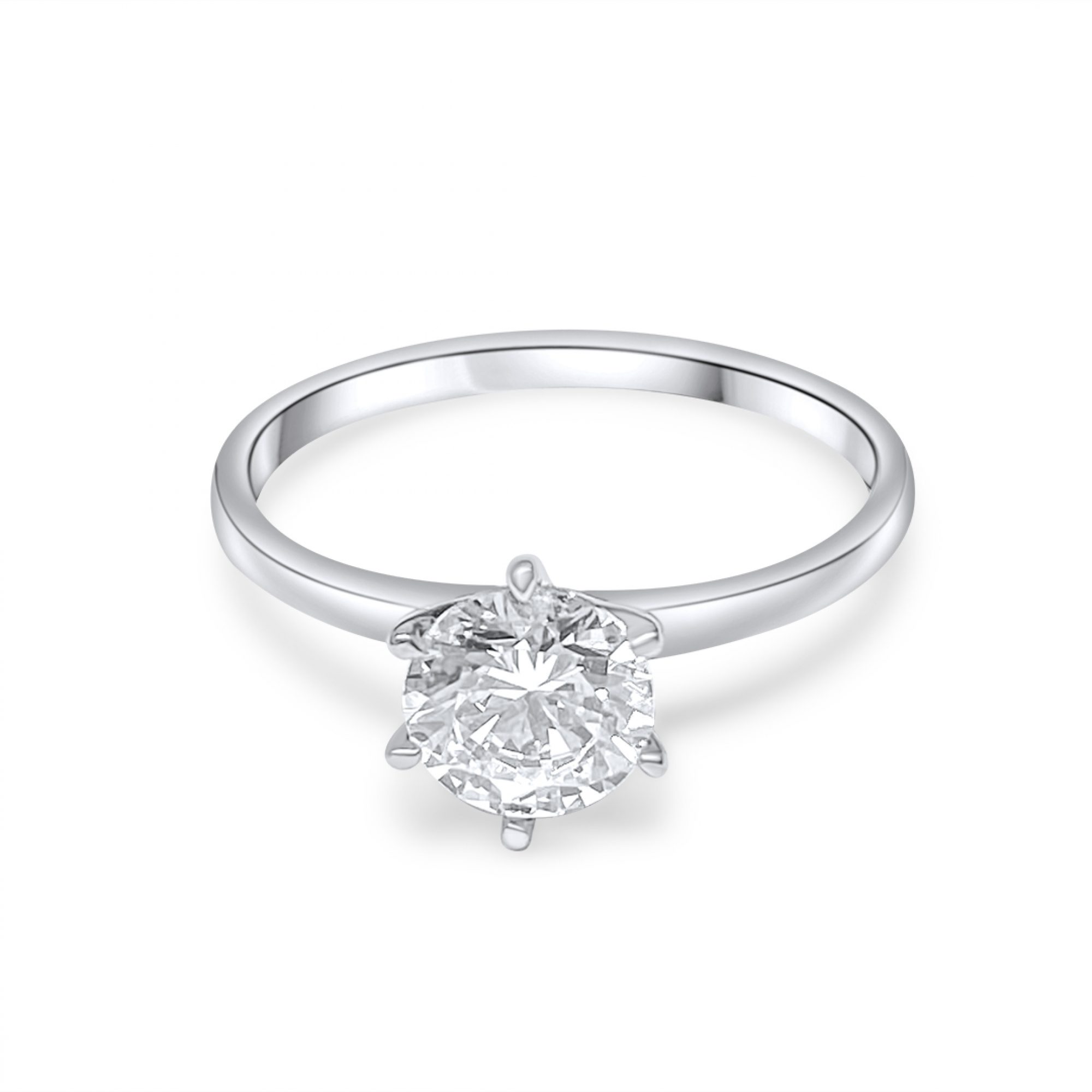 Μονόπετρο δαχτυλίδι με ζιργκόν πέτρα