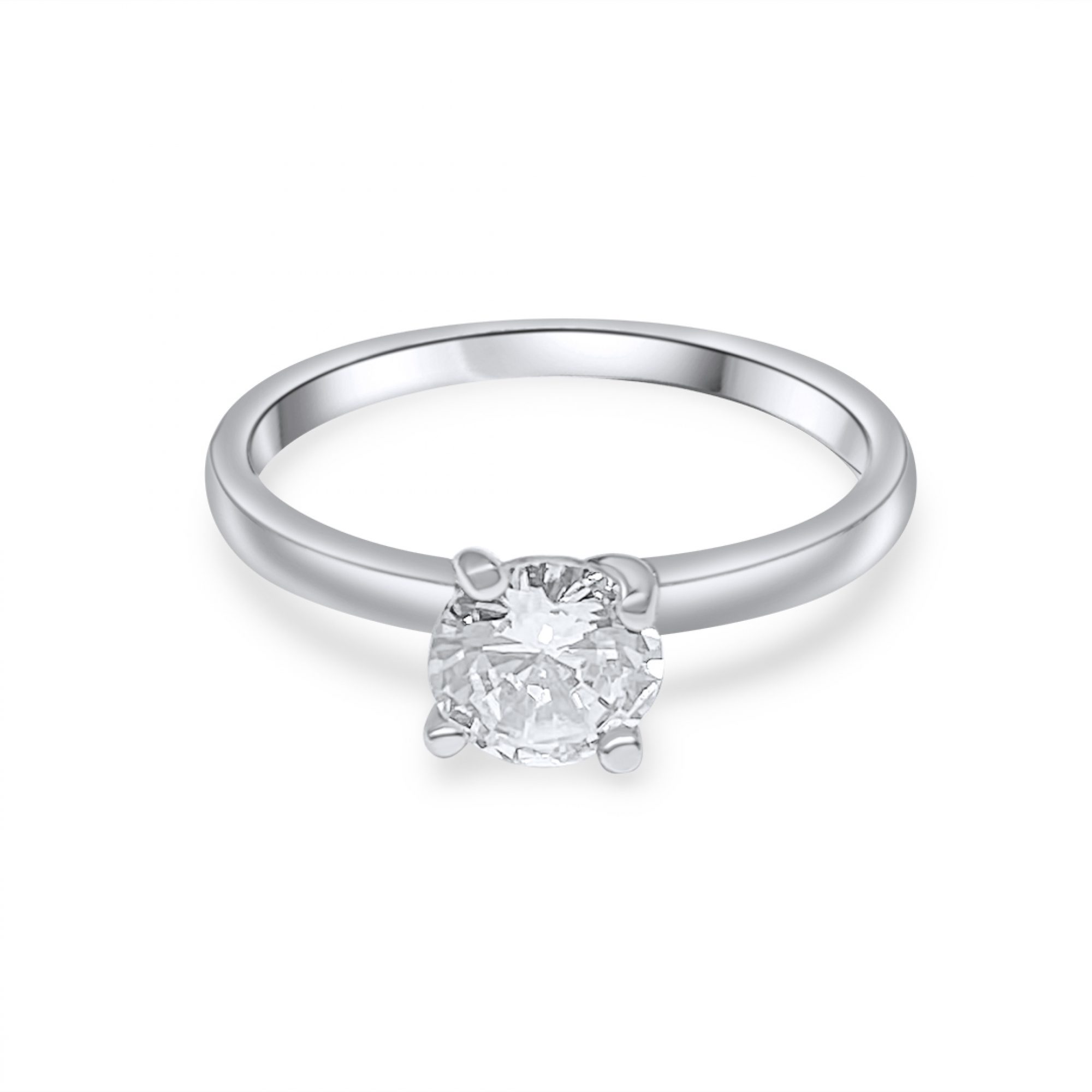 Μονόπετρο δαχτυλίδι με ζιργκόν πέτρα