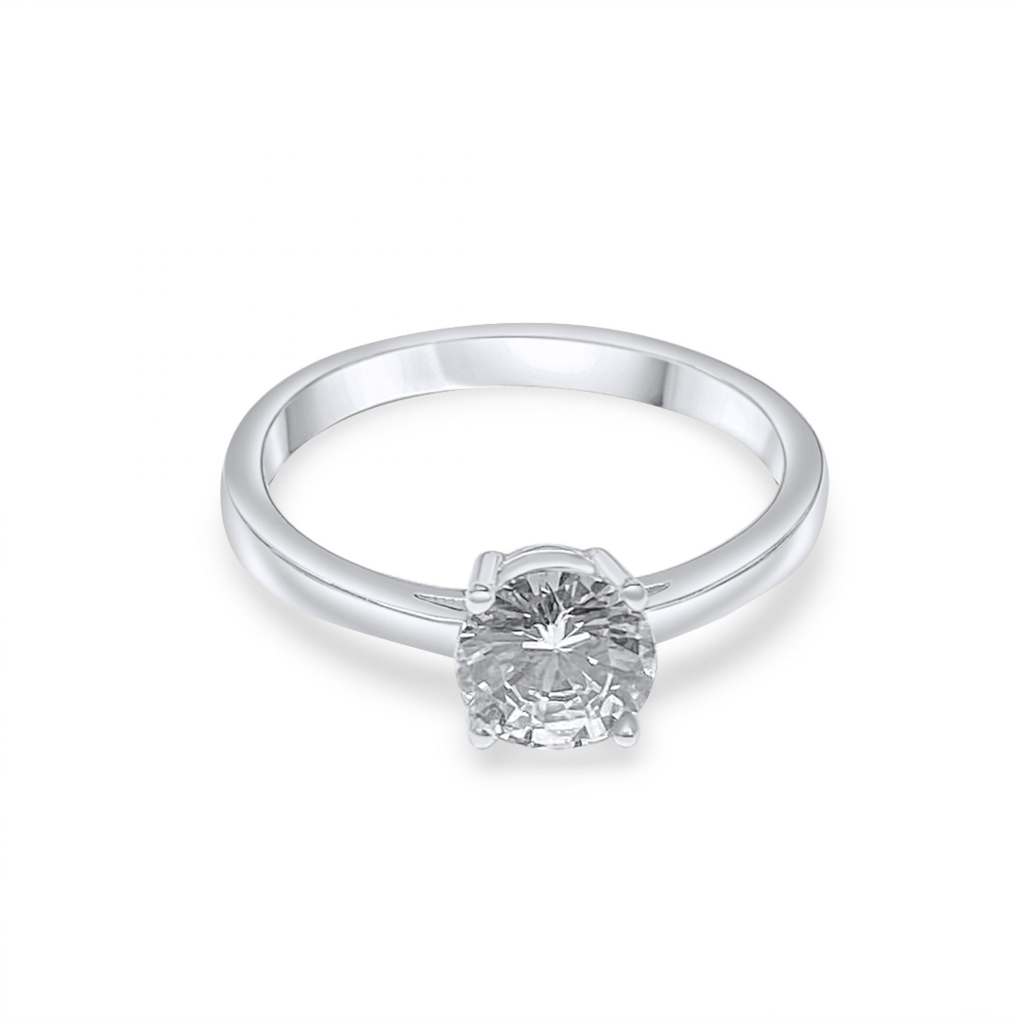 Μονόπετρο δαχτυλίδι με ζιργκόν πέτρα