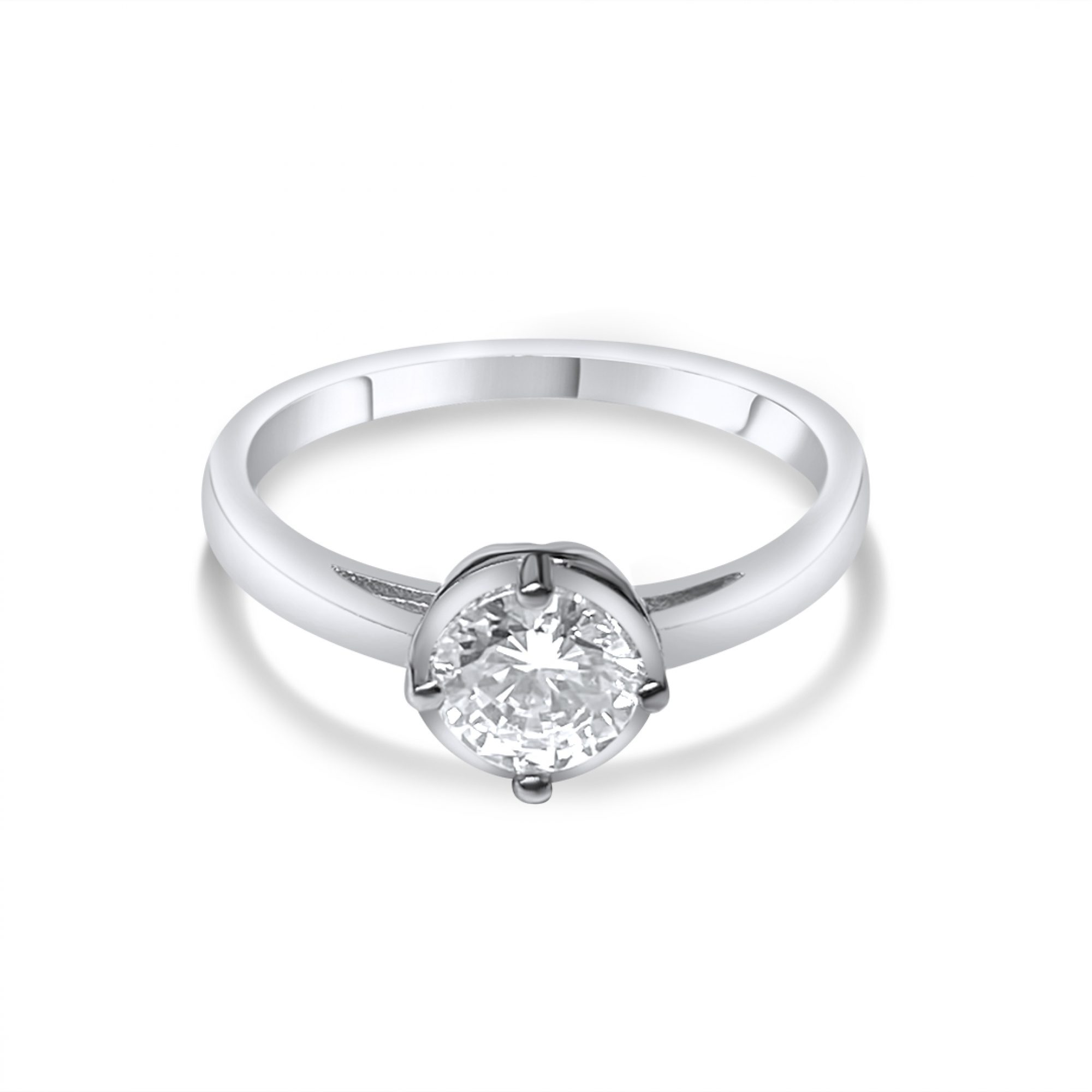 Μονόπετρο δαχτυλίδι με ζιργκόν πέτρα