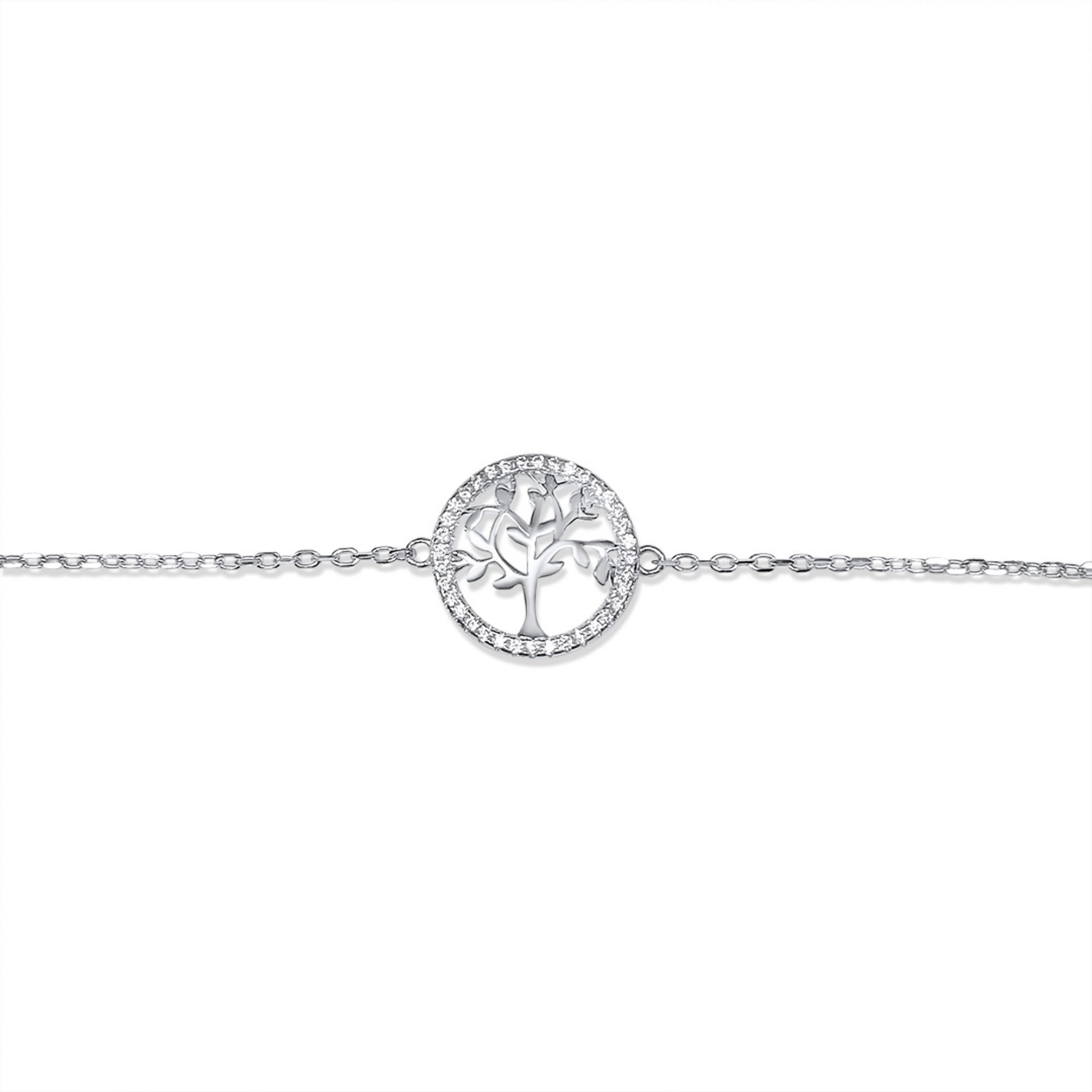 Βραχιόλι δέντρο της ζωής με πέτρες ζιργκόν