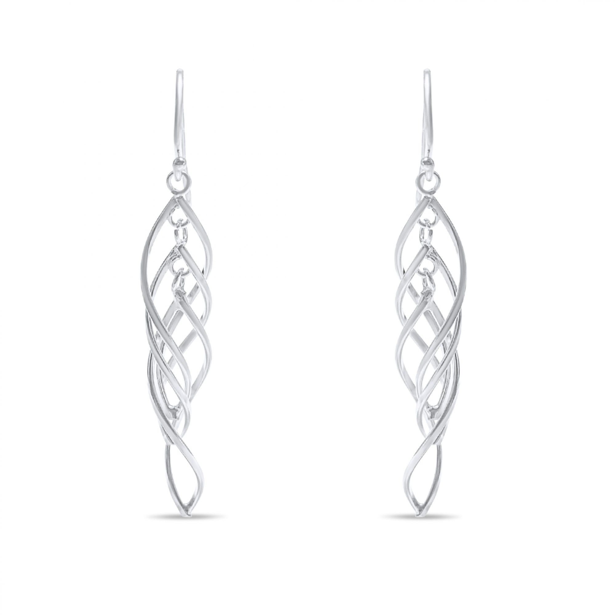 Σκουλαρίκια κρεμαστά έλικες