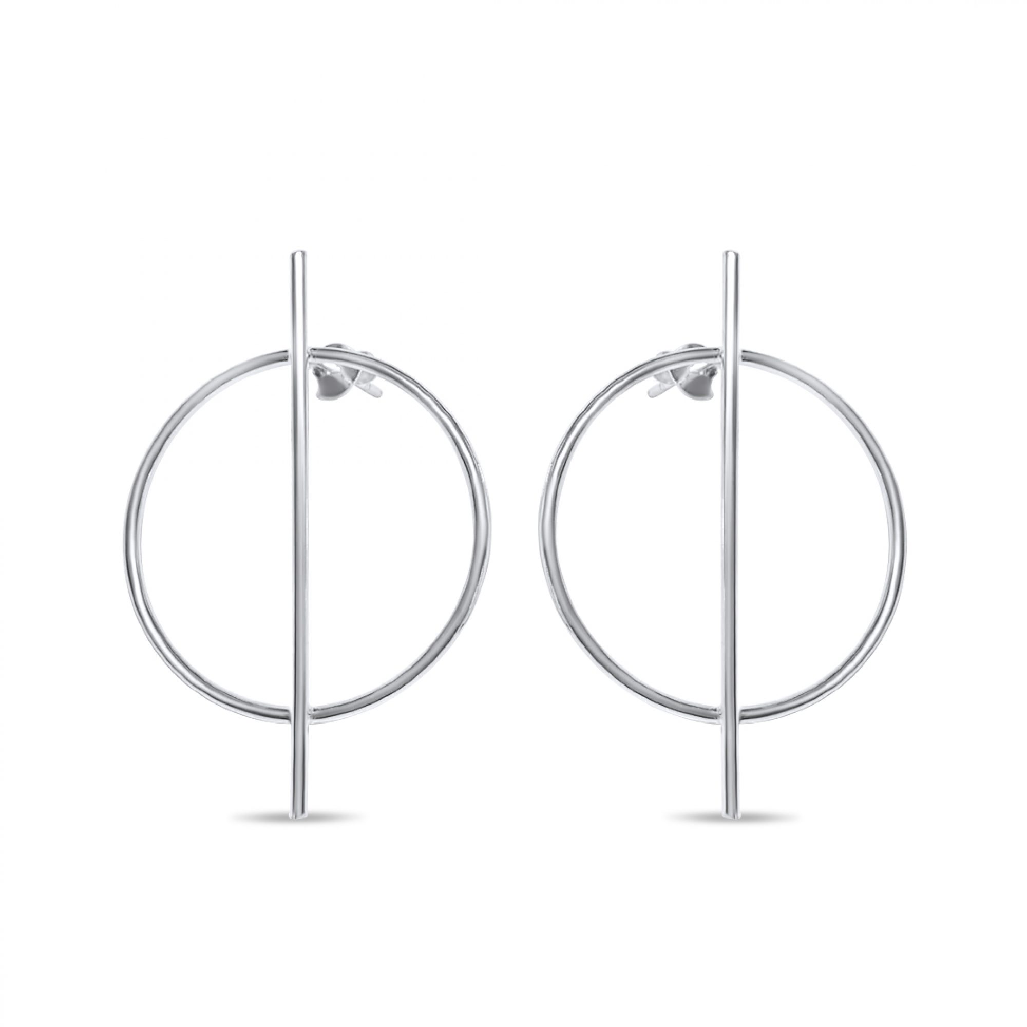 Σκουλαρίκια κρεμαστός κύκλος