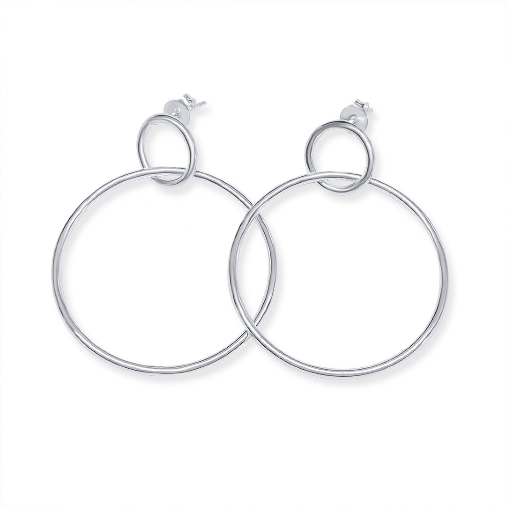 Σκουλαρίκια κρεμαστοί κύκλοι