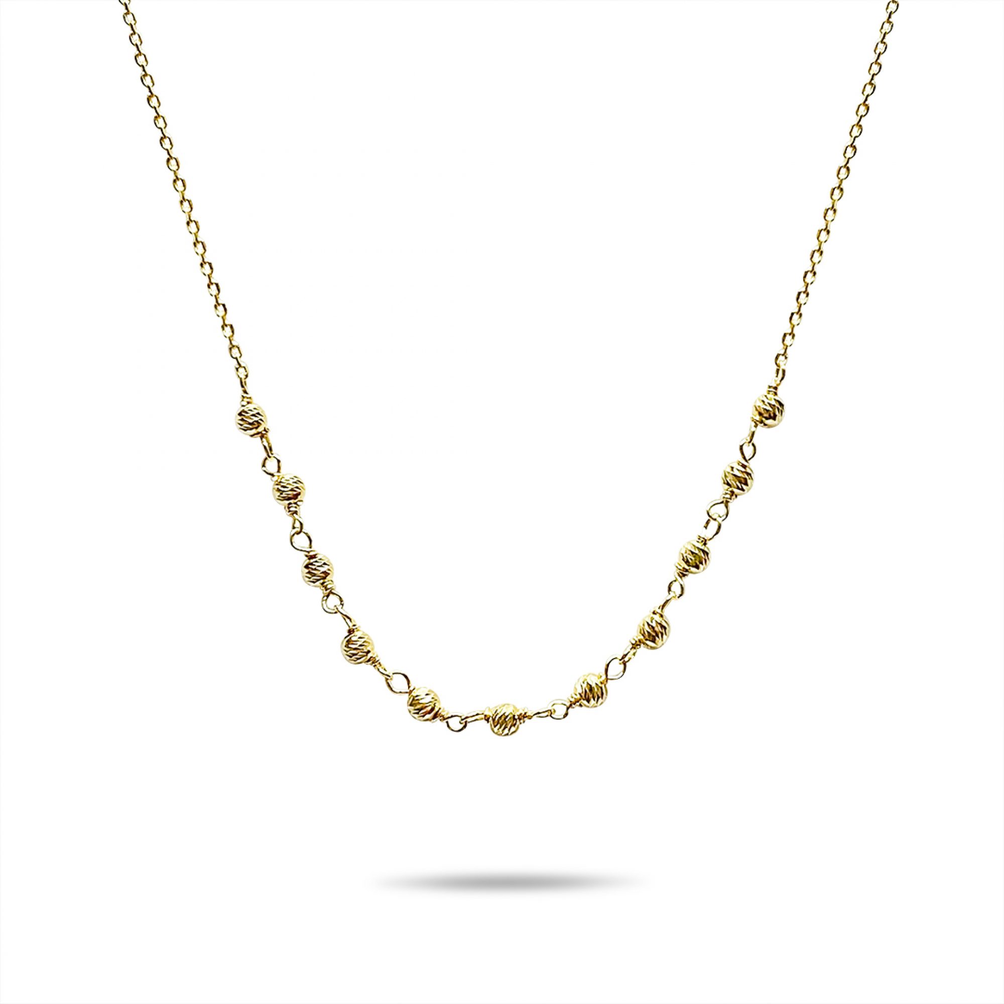 Gold plated necklace 