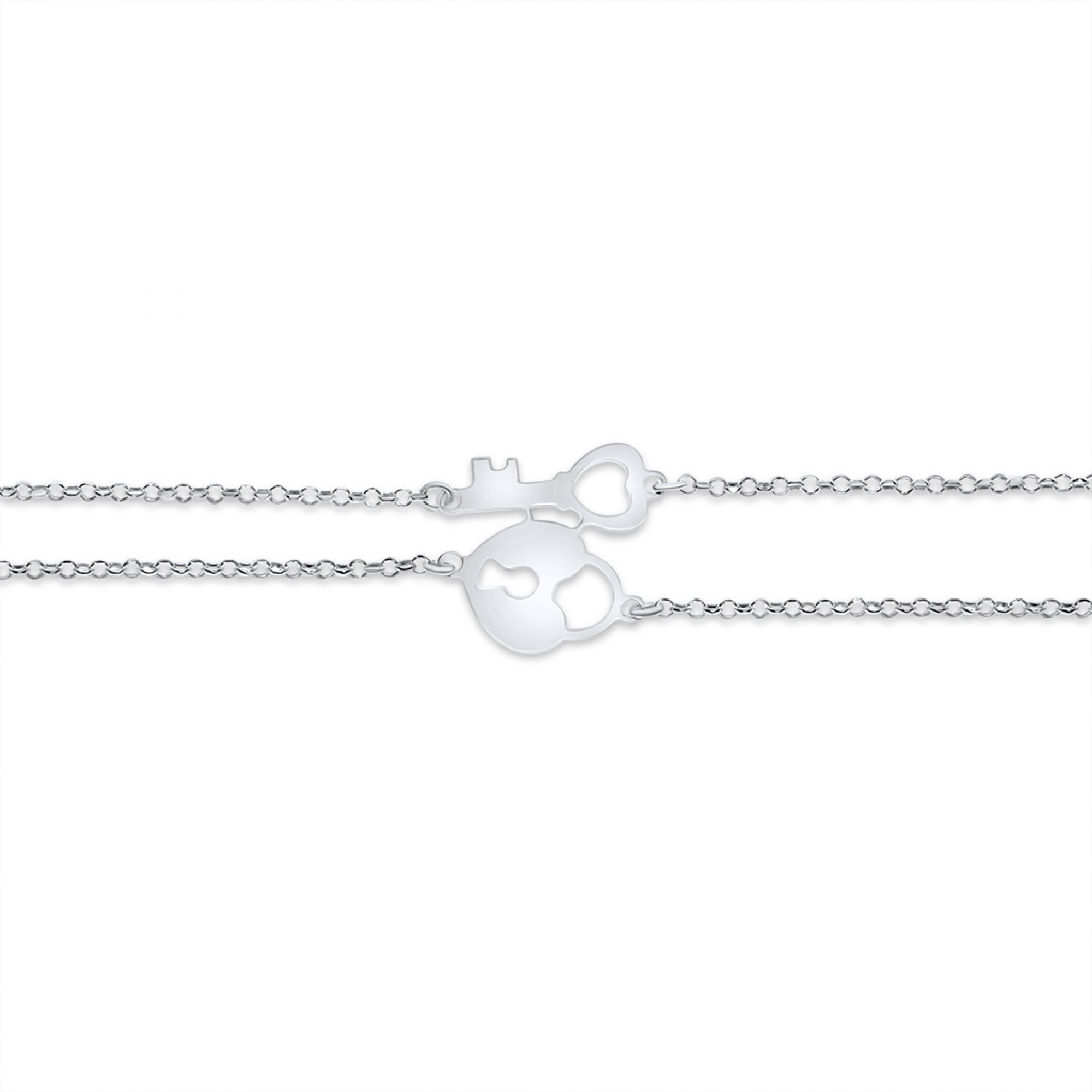 Βραχιόλι με κλειδί και κλειδαριά (χωριζόμενο)