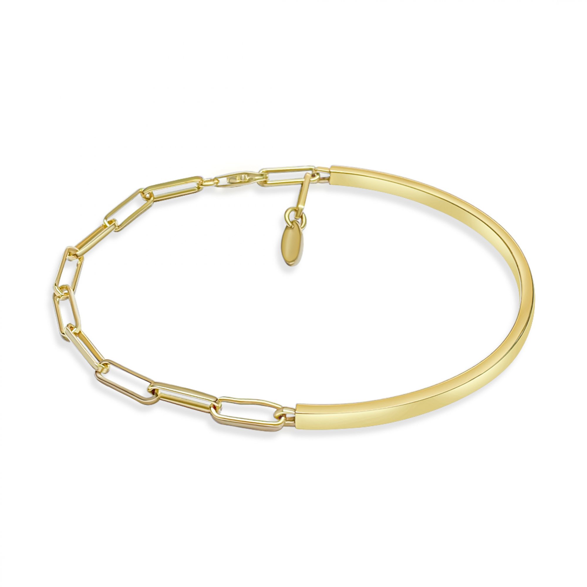 Βραχιόλι επίχρυσο αλυσίδα