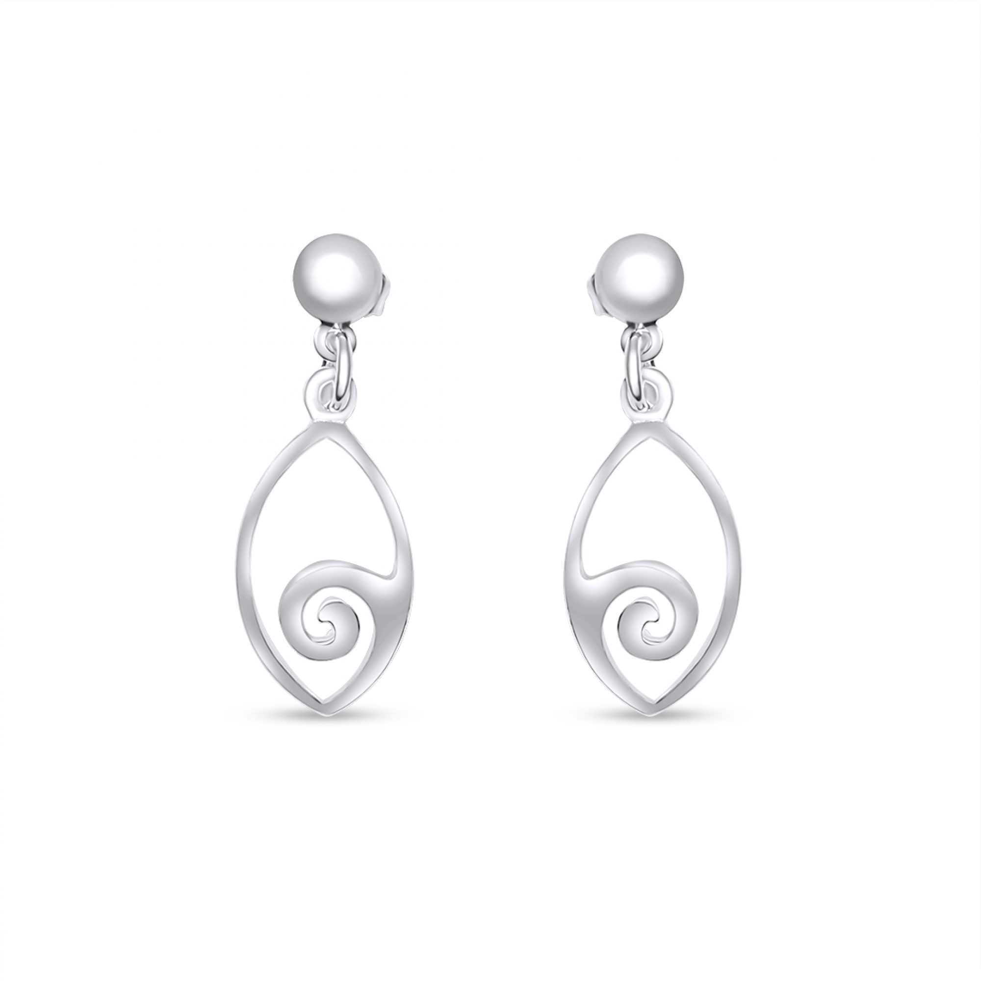 Σκουλαρίκια καρφωτά μαίανδρος 