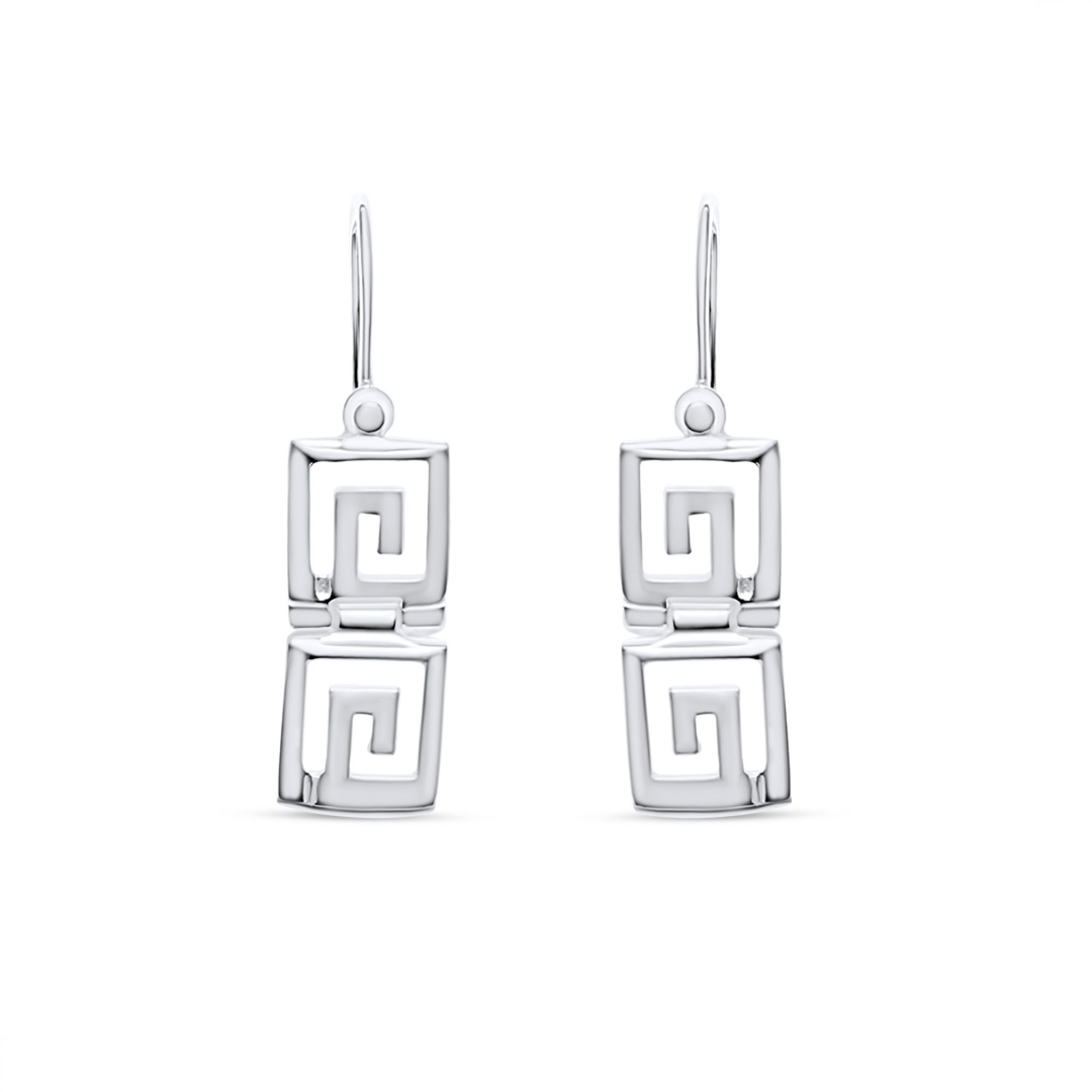 Σκουλαρίκια κρεμαστά μαίανδρος 