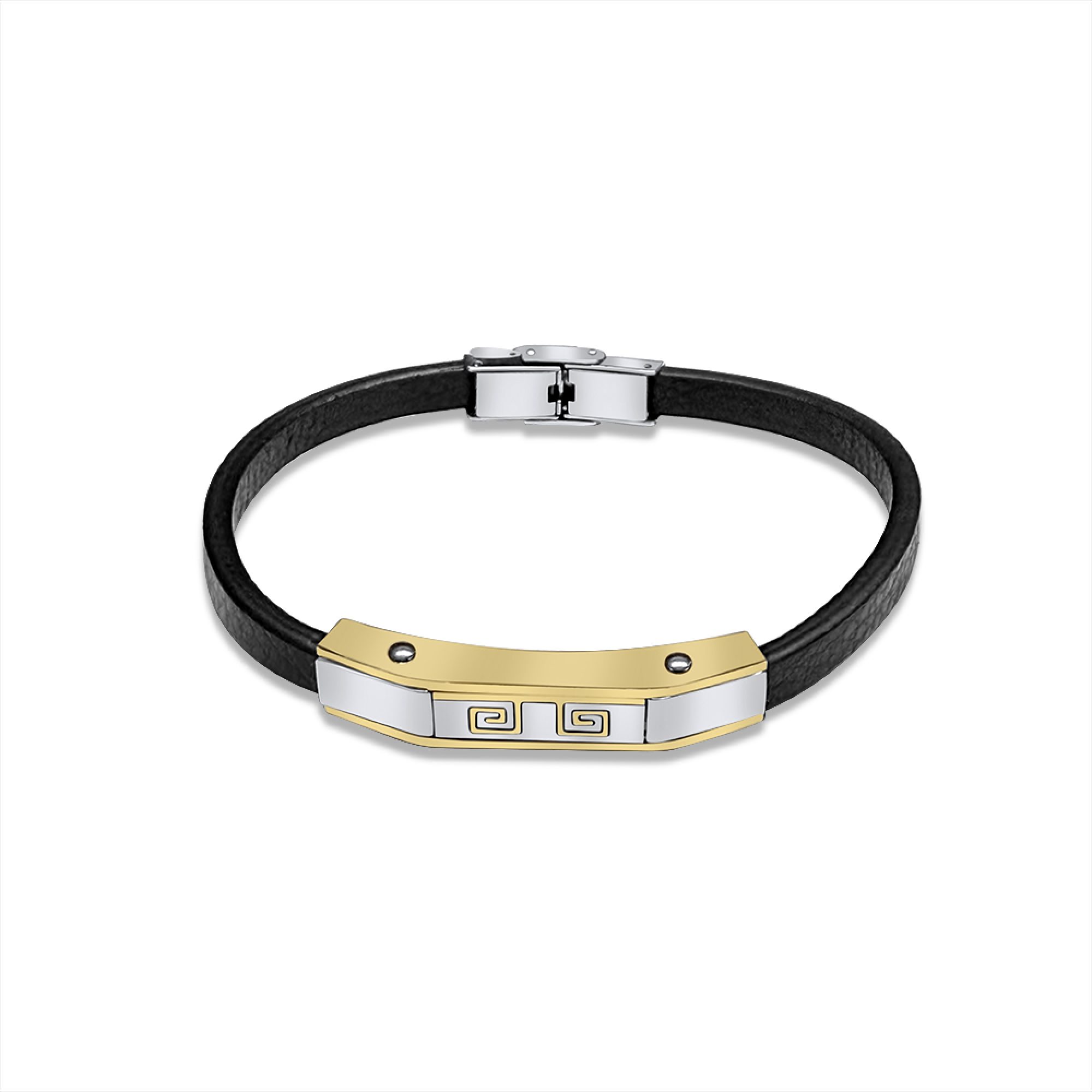 Χειροπέδα από δέρμα και ατσάλι