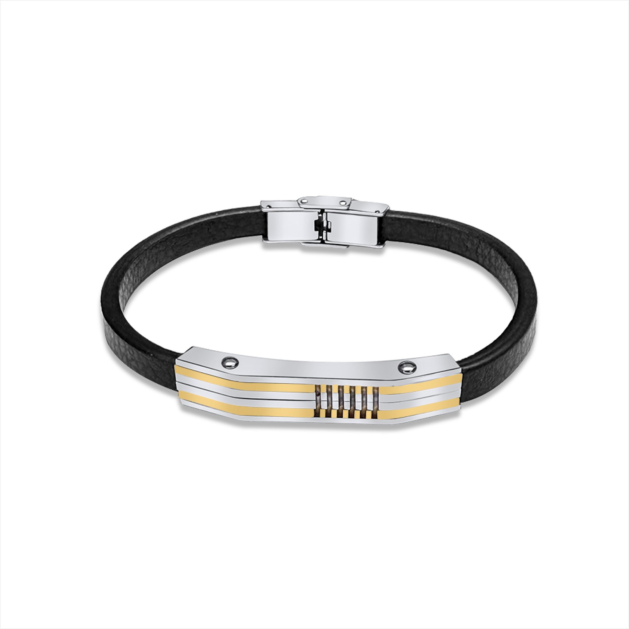 Χειροπέδα από δέρμα και ατσάλι