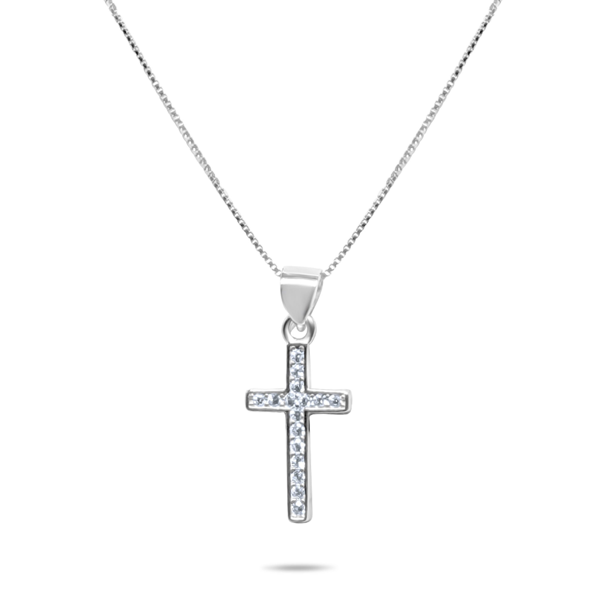 Σταυρός με ζιργκόν πέτρες