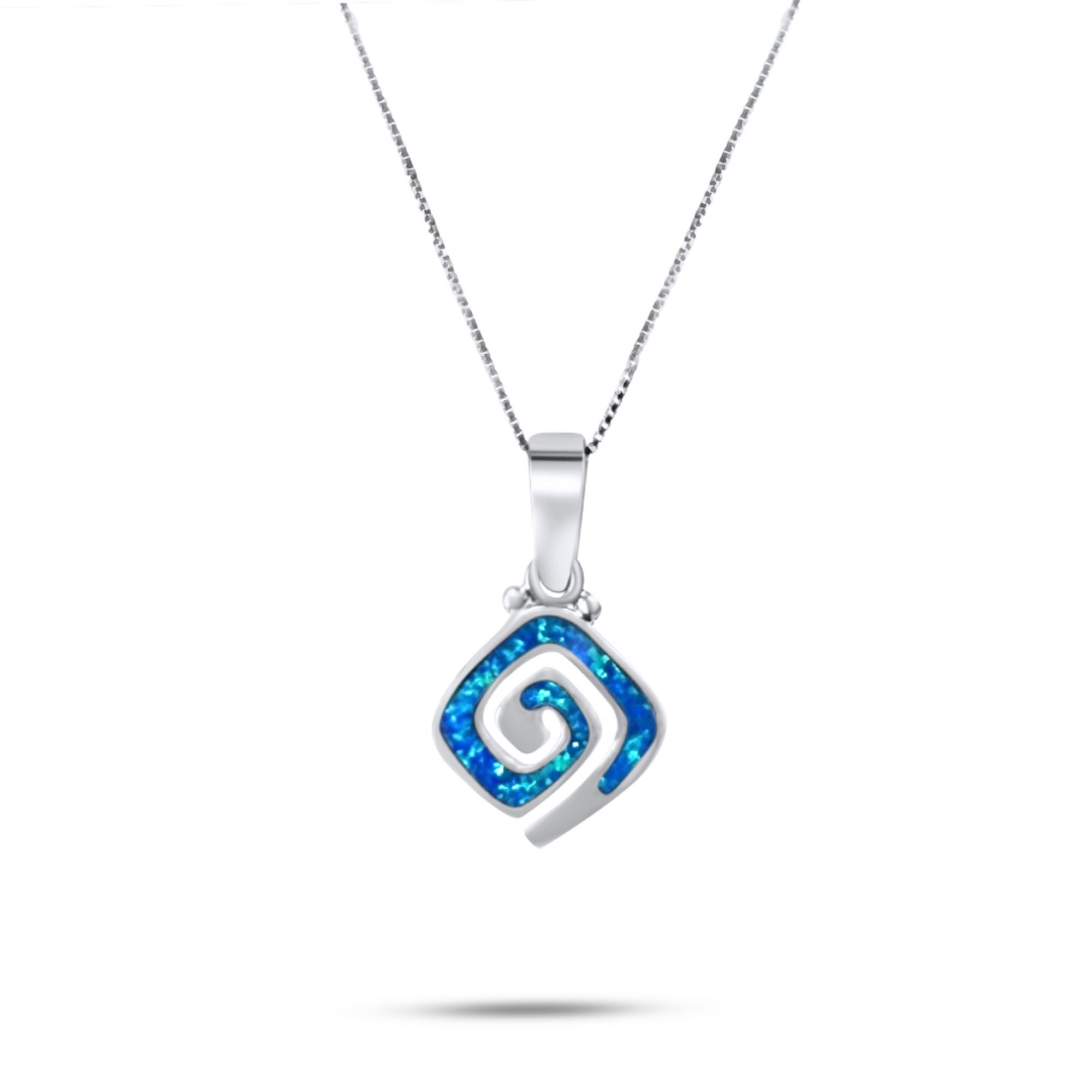 Κολιέ μαίανδρος με πέτρες όπαλ