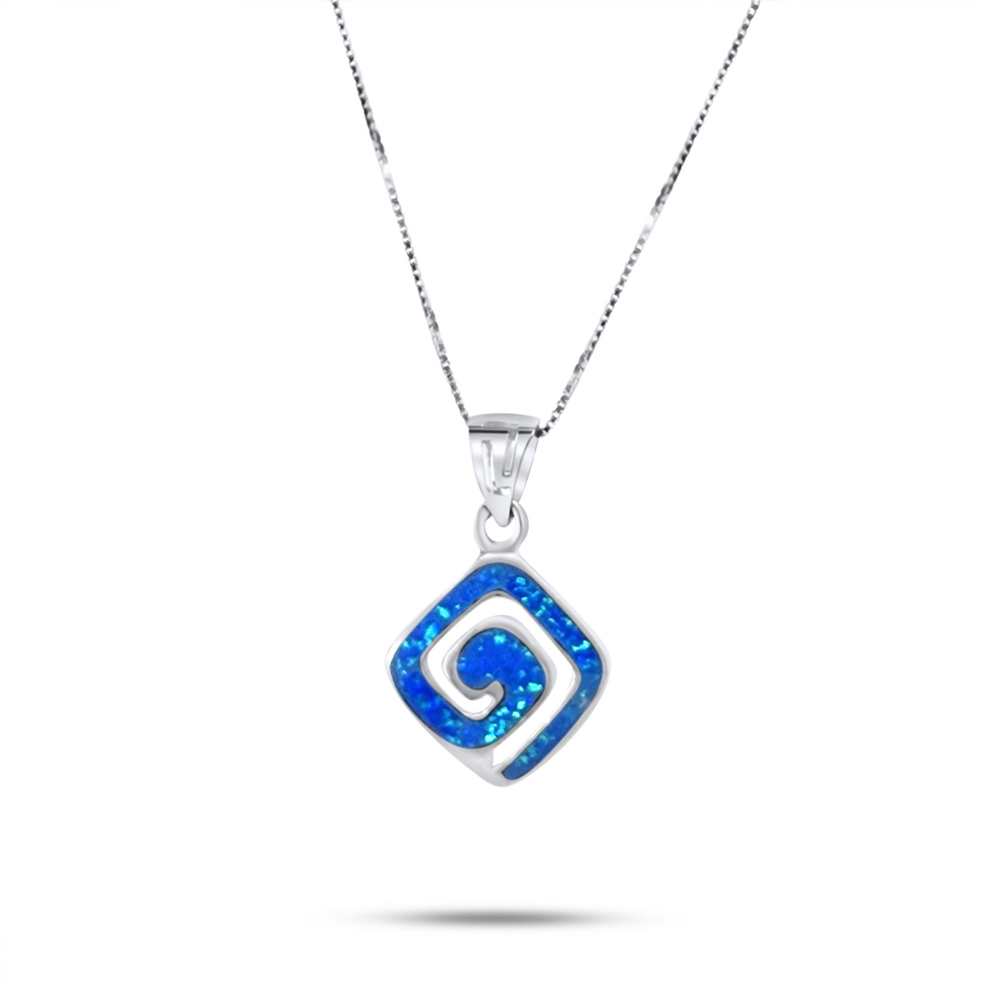 Κολιέ μαίανδρος με πέτρες όπαλ