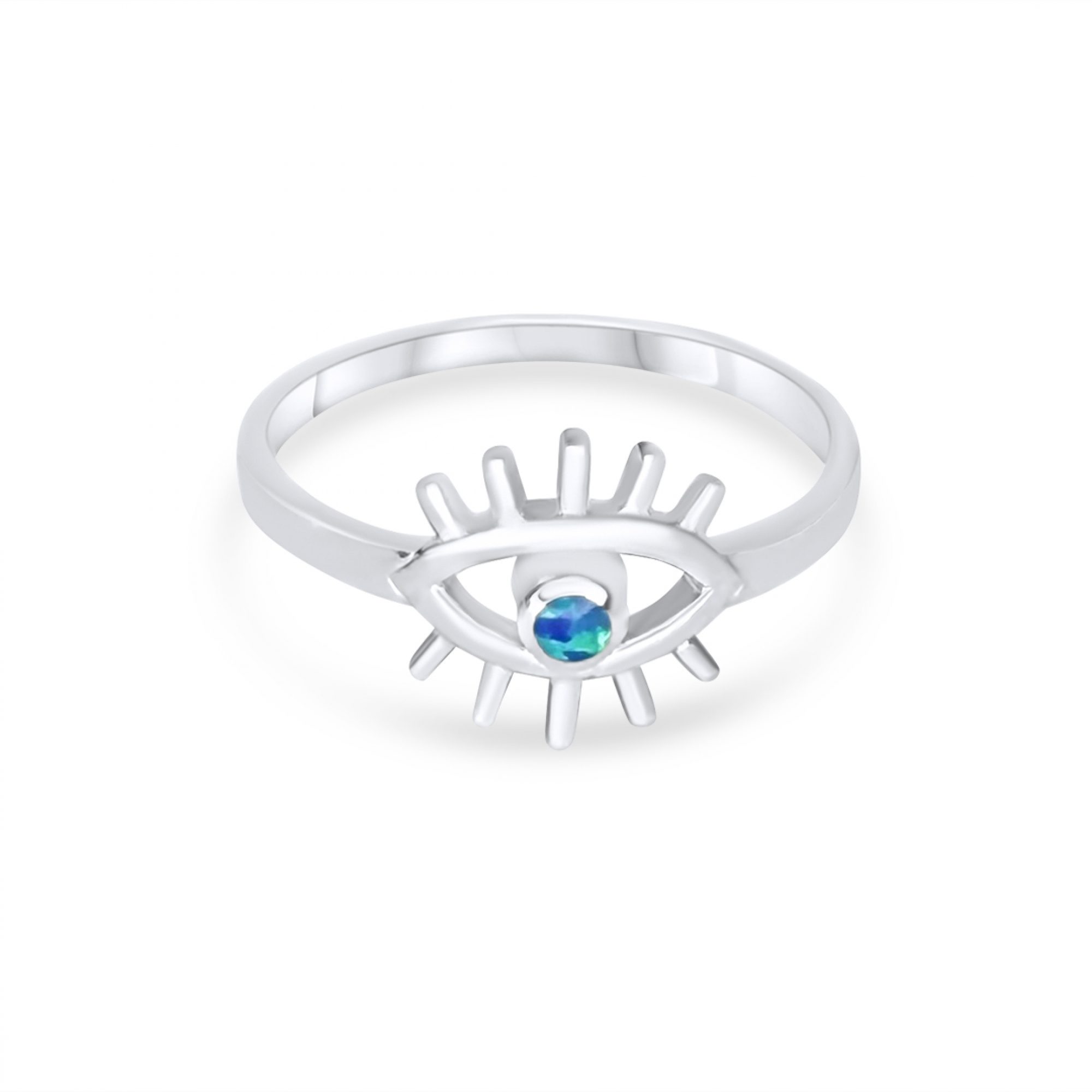 Δαχτυλίδι μάτι με πέτρα όπαλ