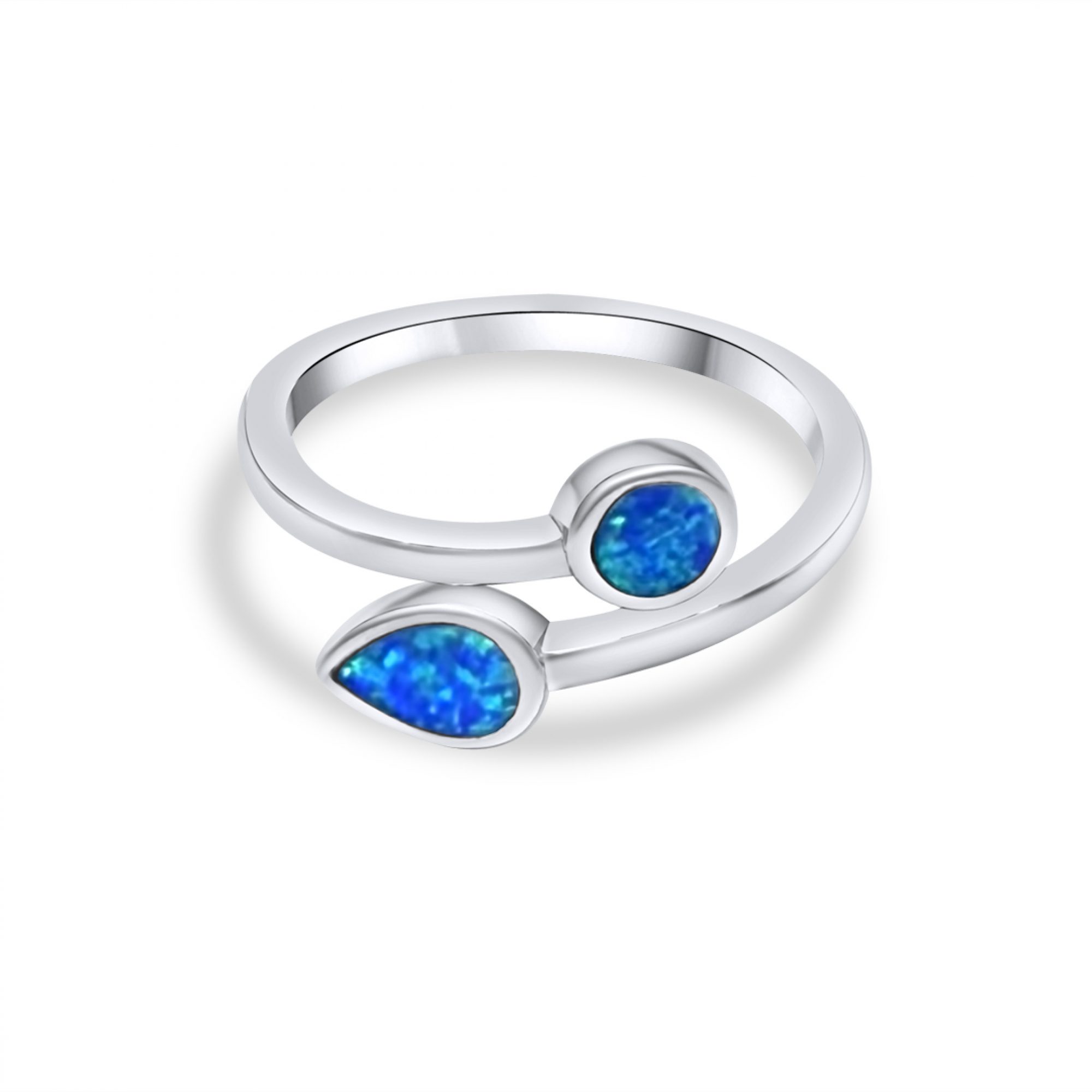 Δαχτυλίδι με πέτρες όπαλ