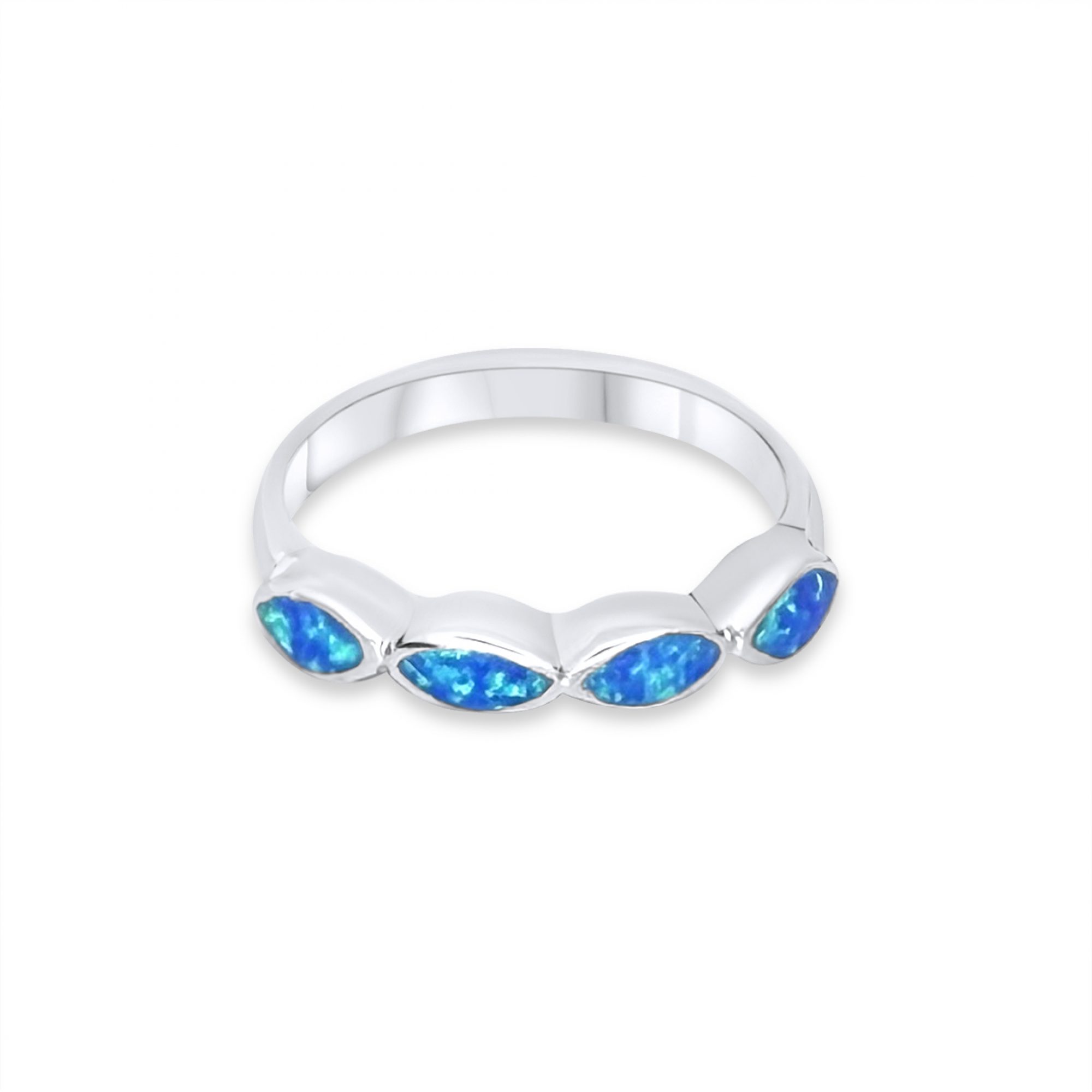 Δαχτυλίδι με πέτρες όπαλ 