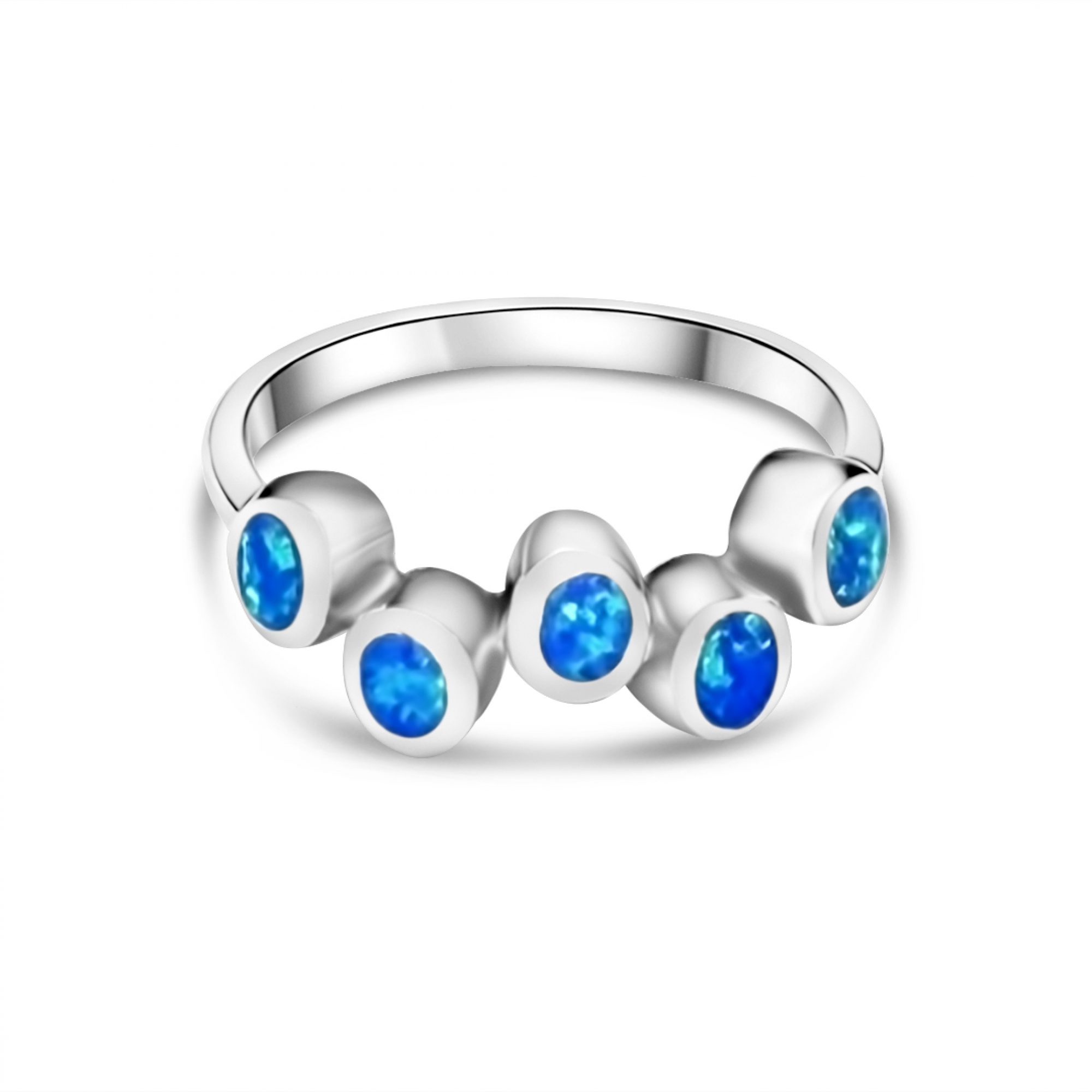 Δαχτυλίδι με πέτρες όπαλ 