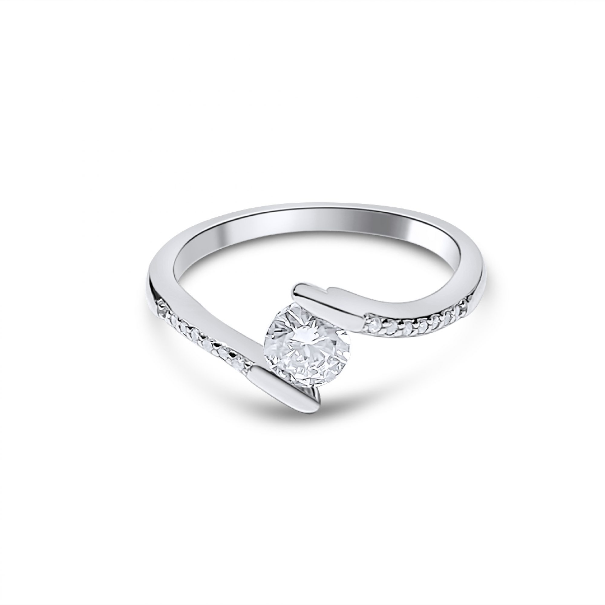 Δαχτυλίδι με πέτρες ζιργκόν