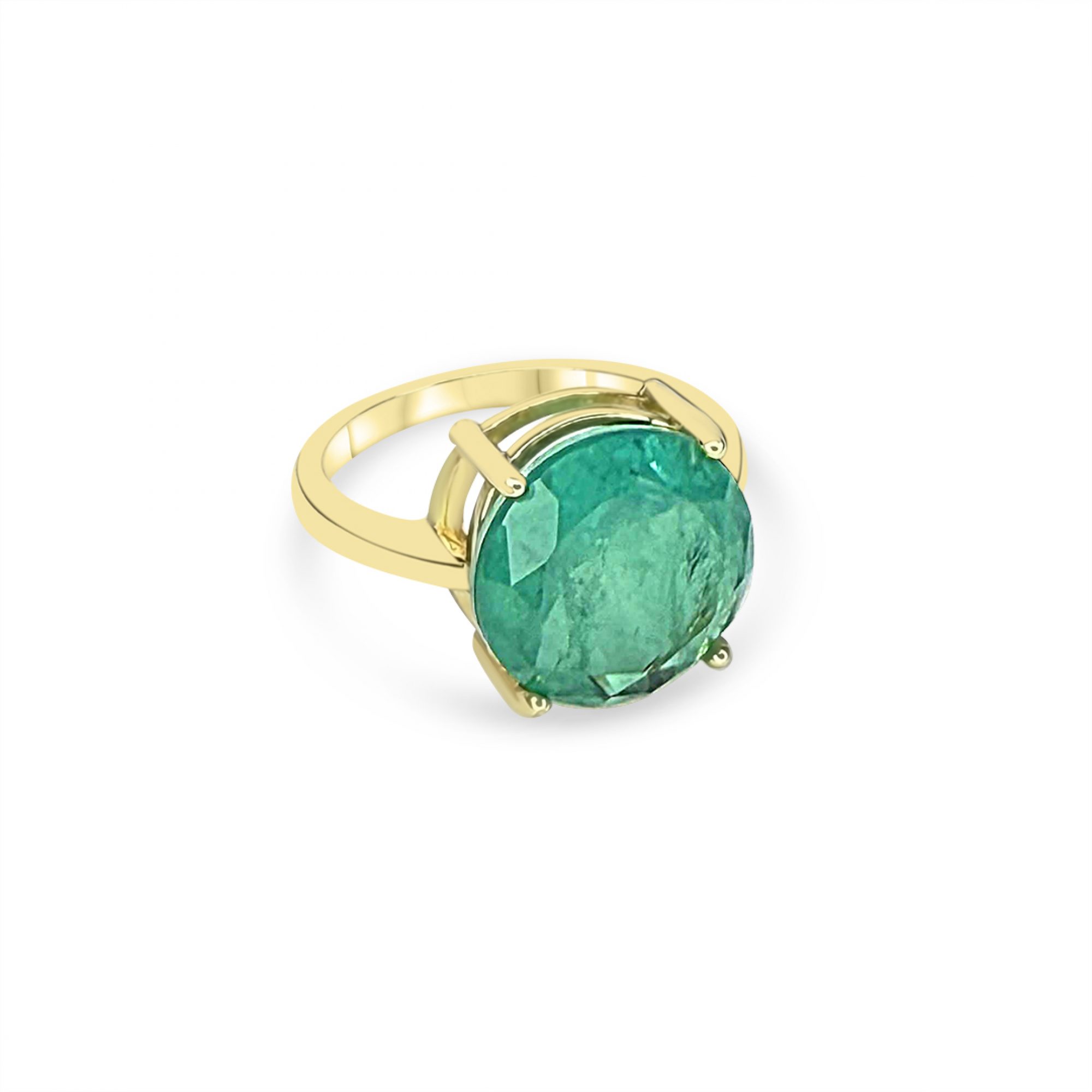 Επίχρυσο δαχτυλίδι με πέτρα ζιργκόν 