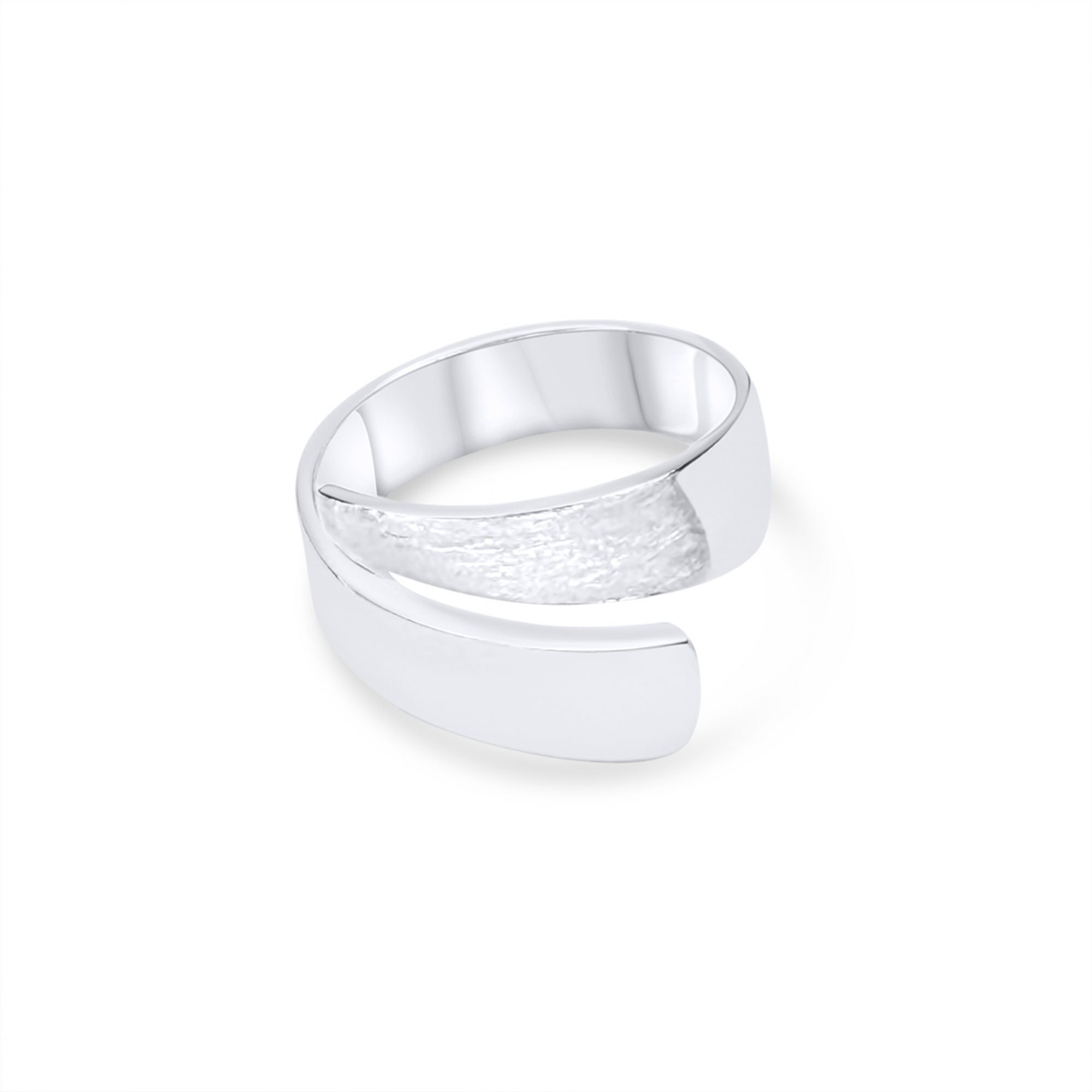 Δαχτυλίδι με συνδυασμό λουστρέ και ματ