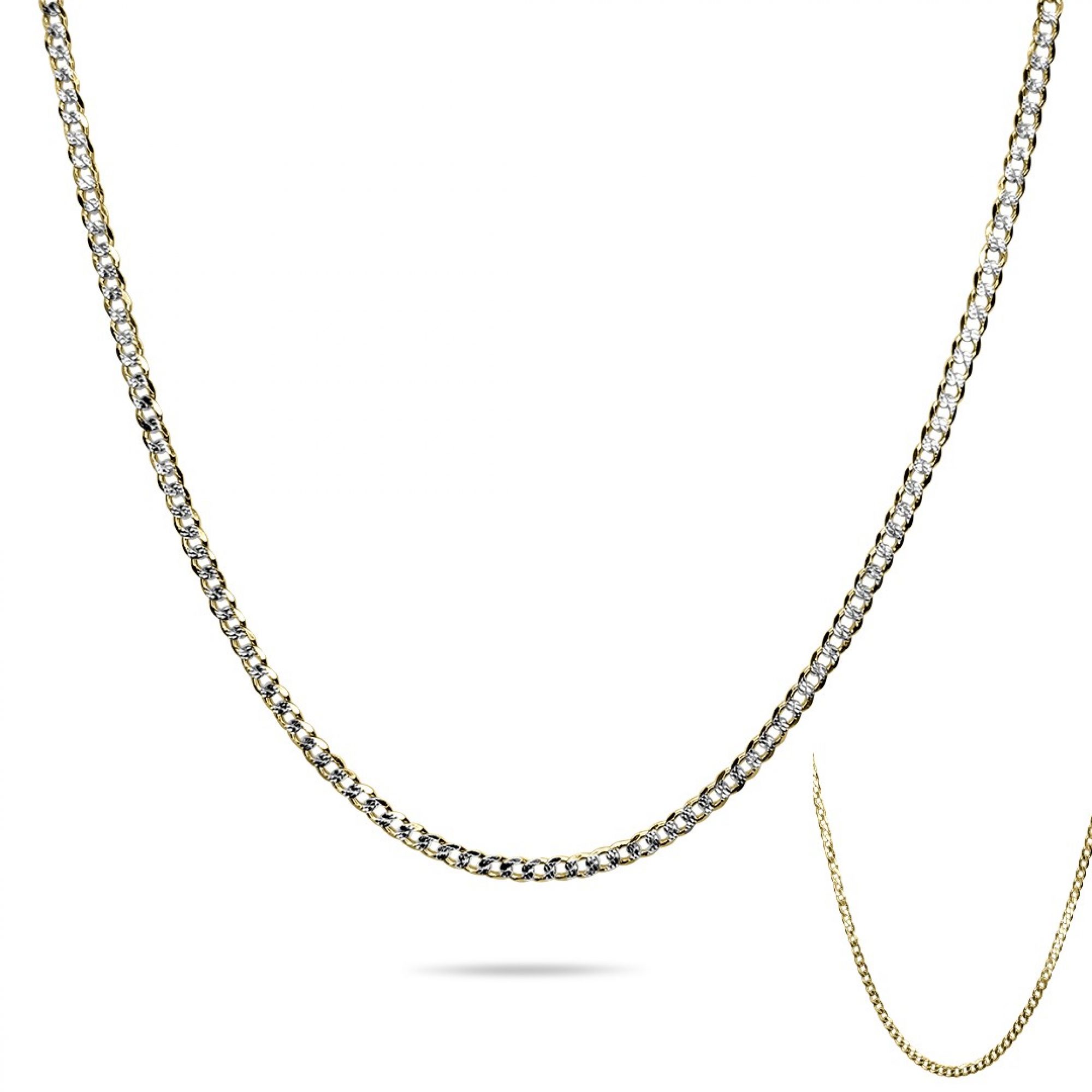 Αλυσίδα λαιμού διπλής όψης επίχρυση