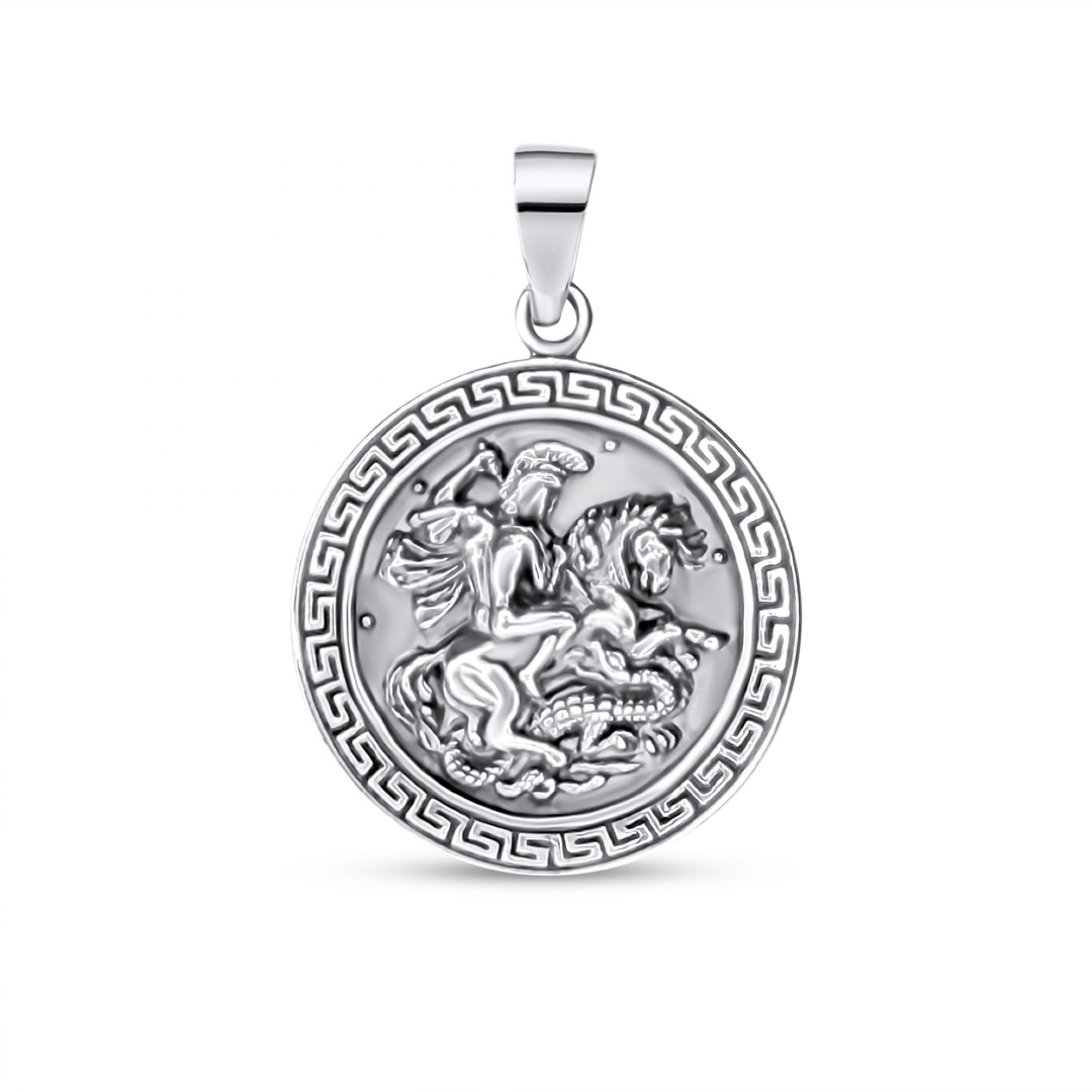 Κρεμαστό ιππέα που σκοτώνει δράκο και μαίανδρος