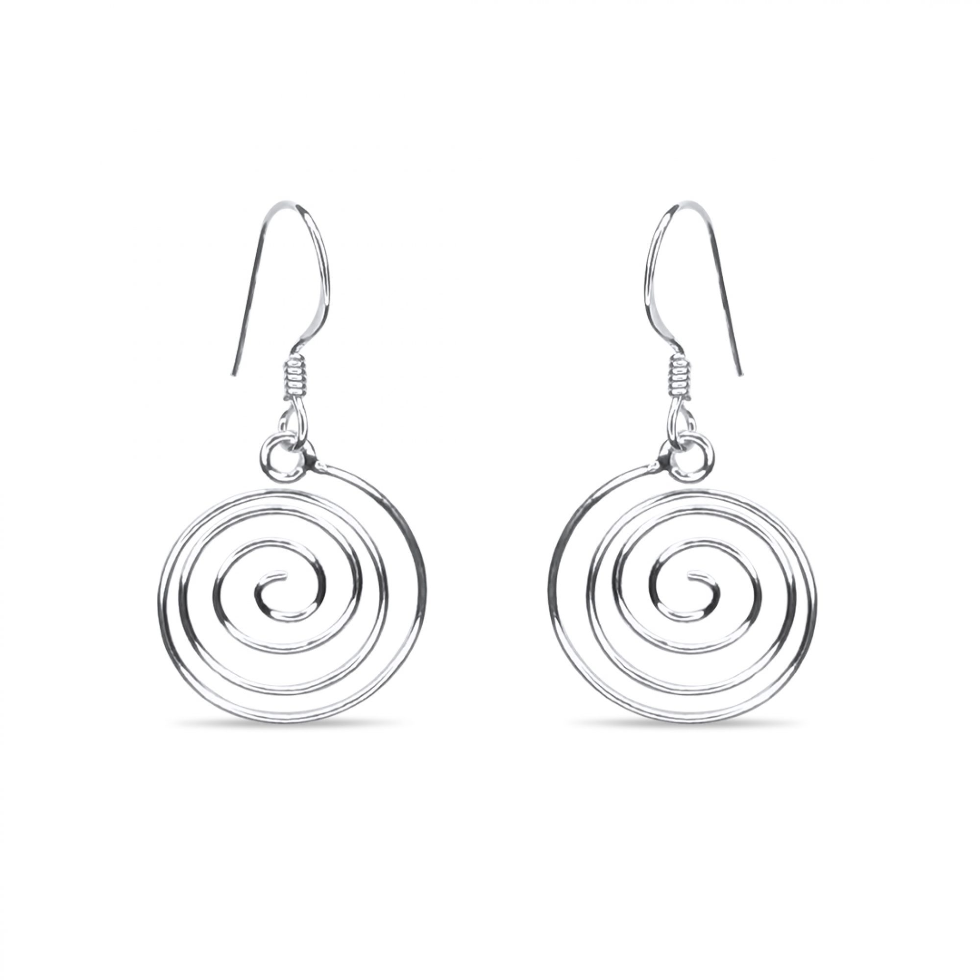 Σκουλαρίκια κρεμαστά σπείρες