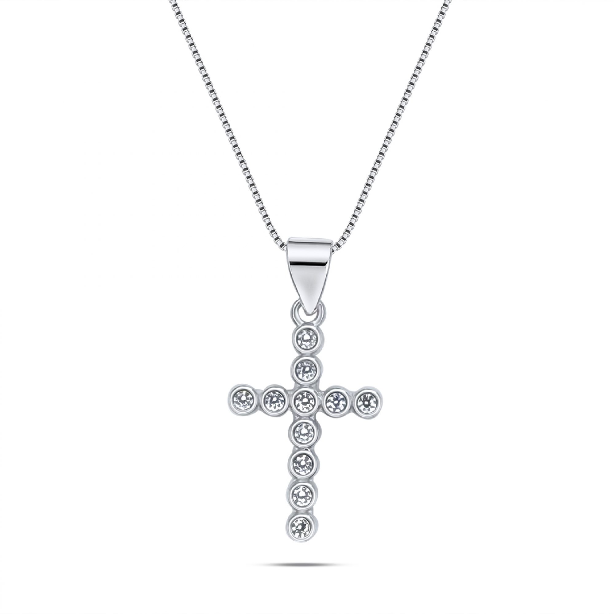 Σταυρός με ζιργκόν πέτρες