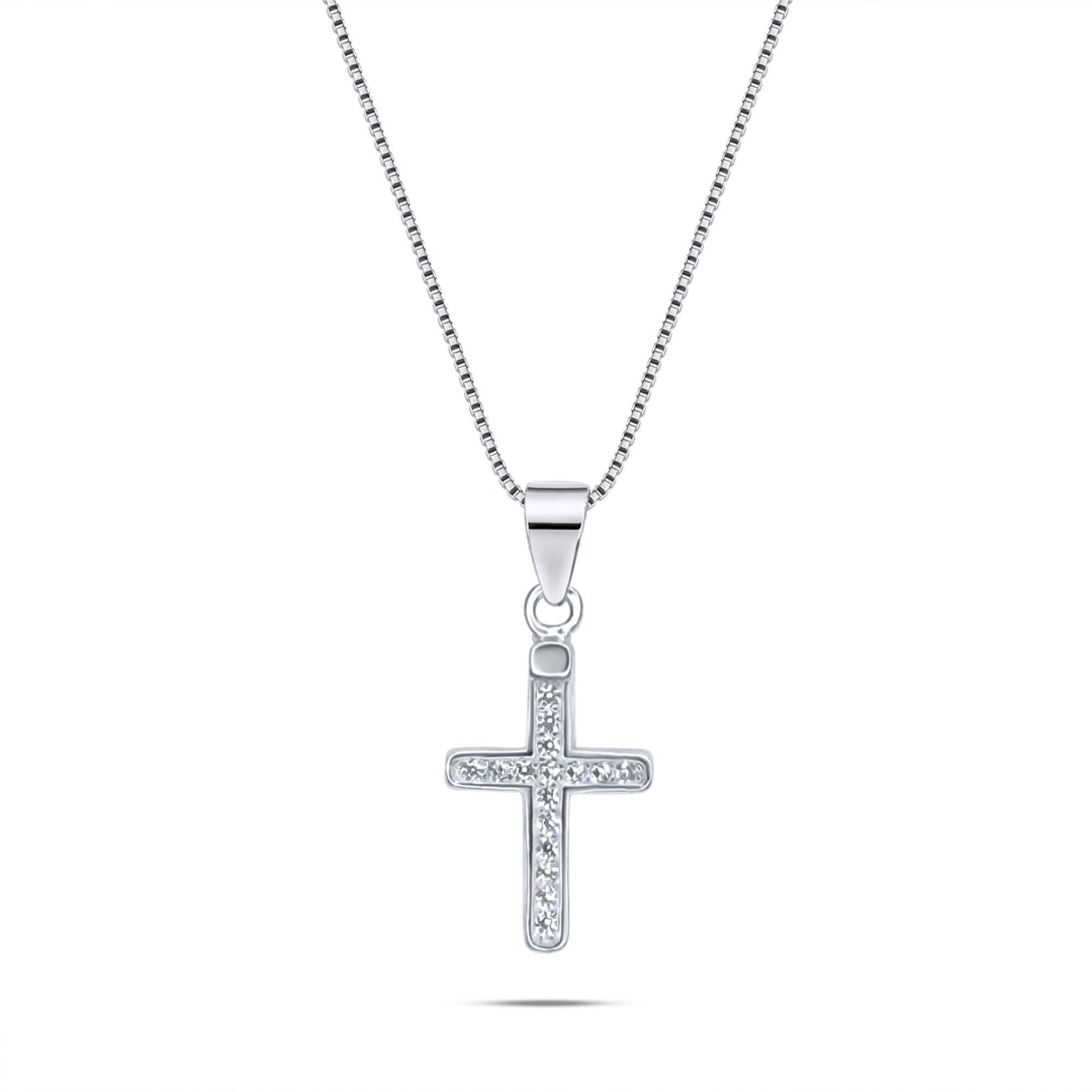 Σταυρός με ζιργκόν πέτρες