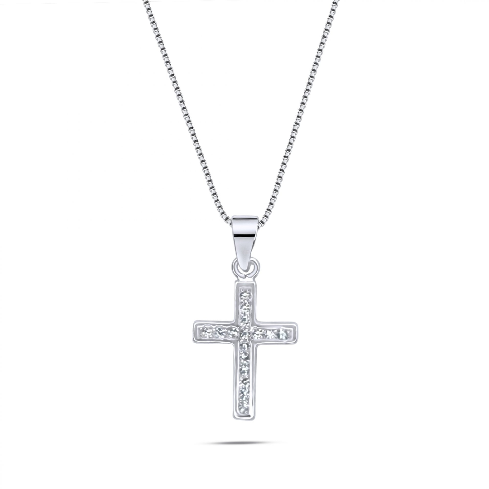 Σταυρός με ζιργκόν πέτρες