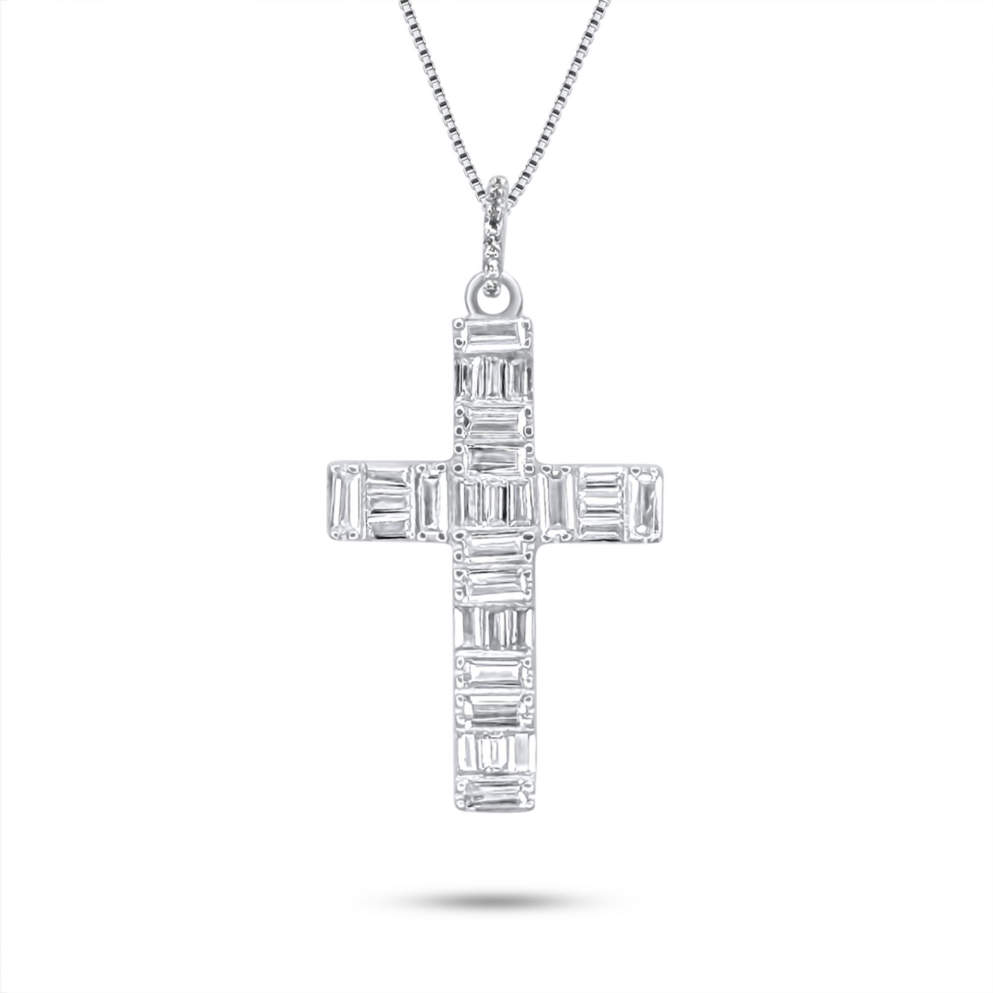 Σταυρός με ζιργκόν πέτρες