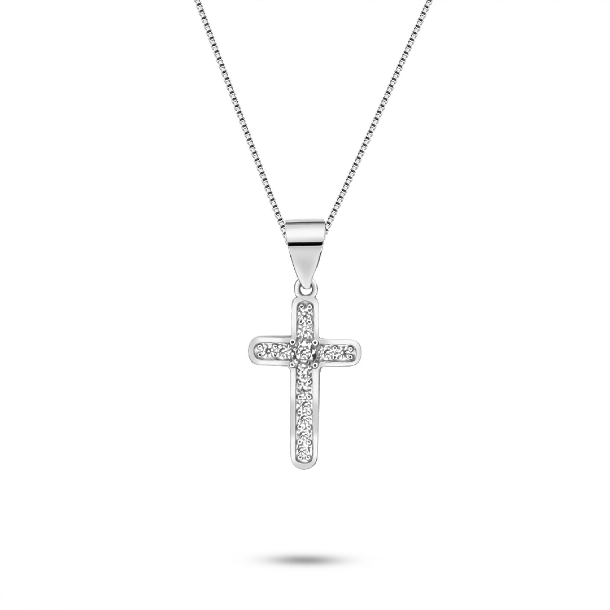 Σταυρός με ζιργκόν πέτρες