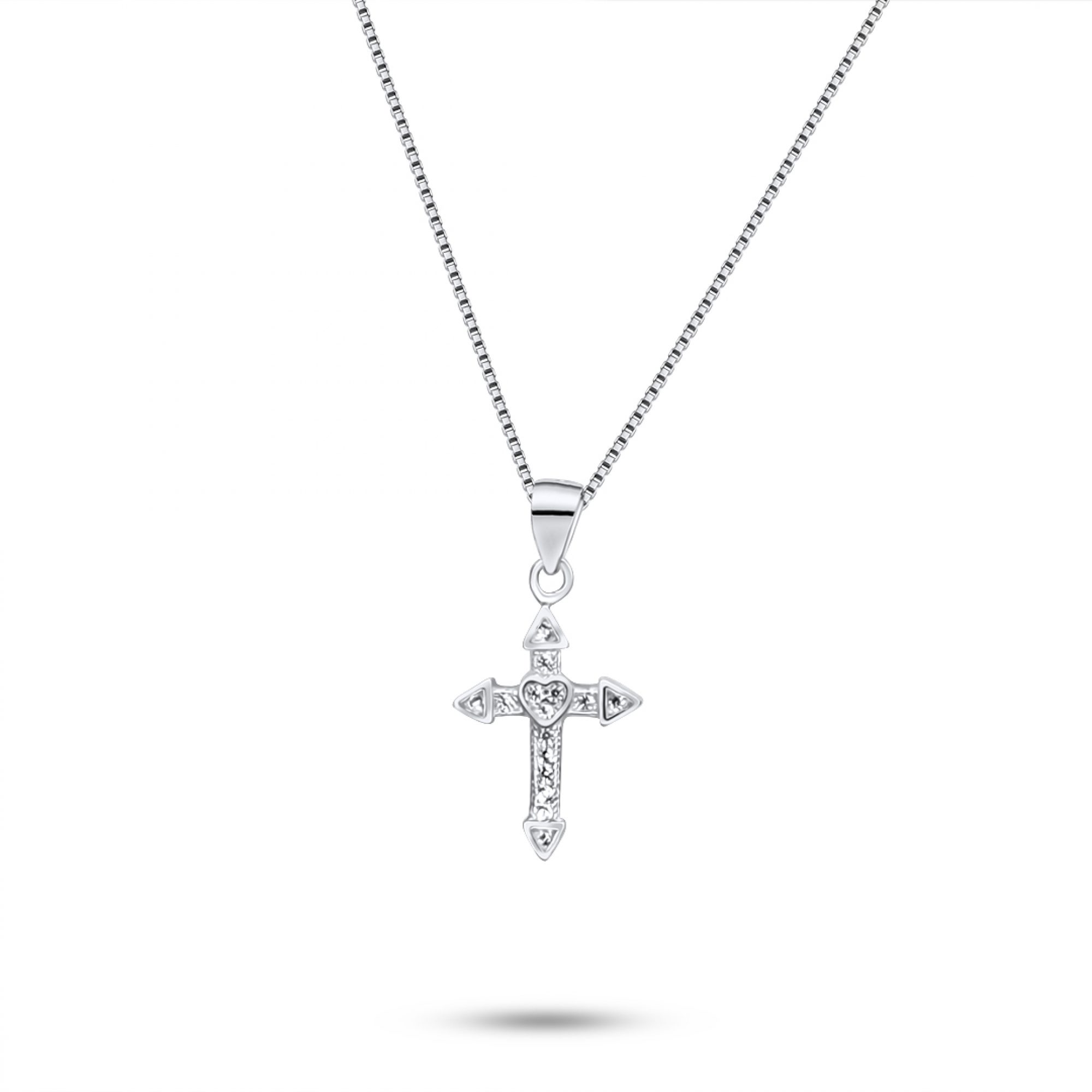 Σταυρός με ζιργκόν πέτρες