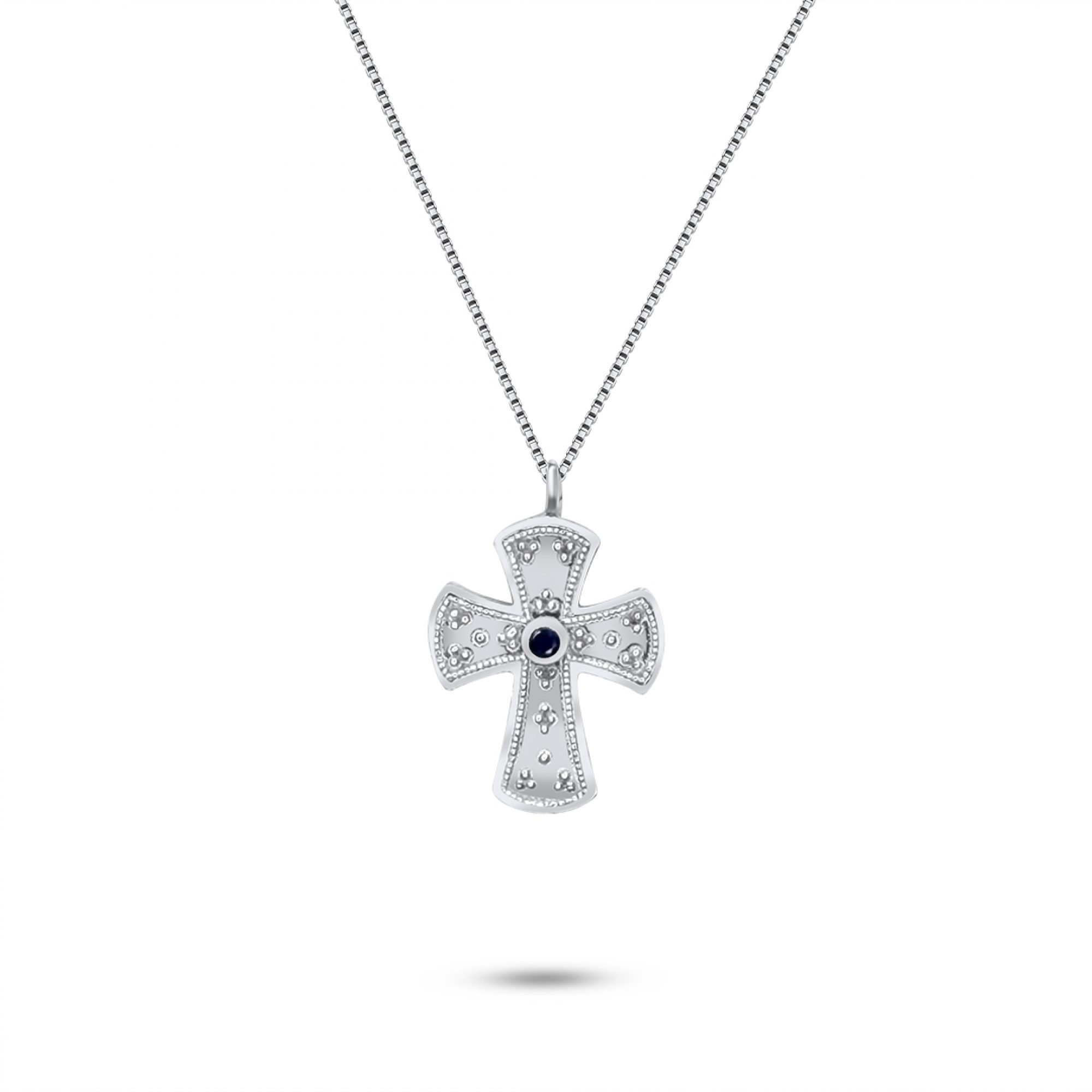 Σταυρός με ζαφείρι πέτρα