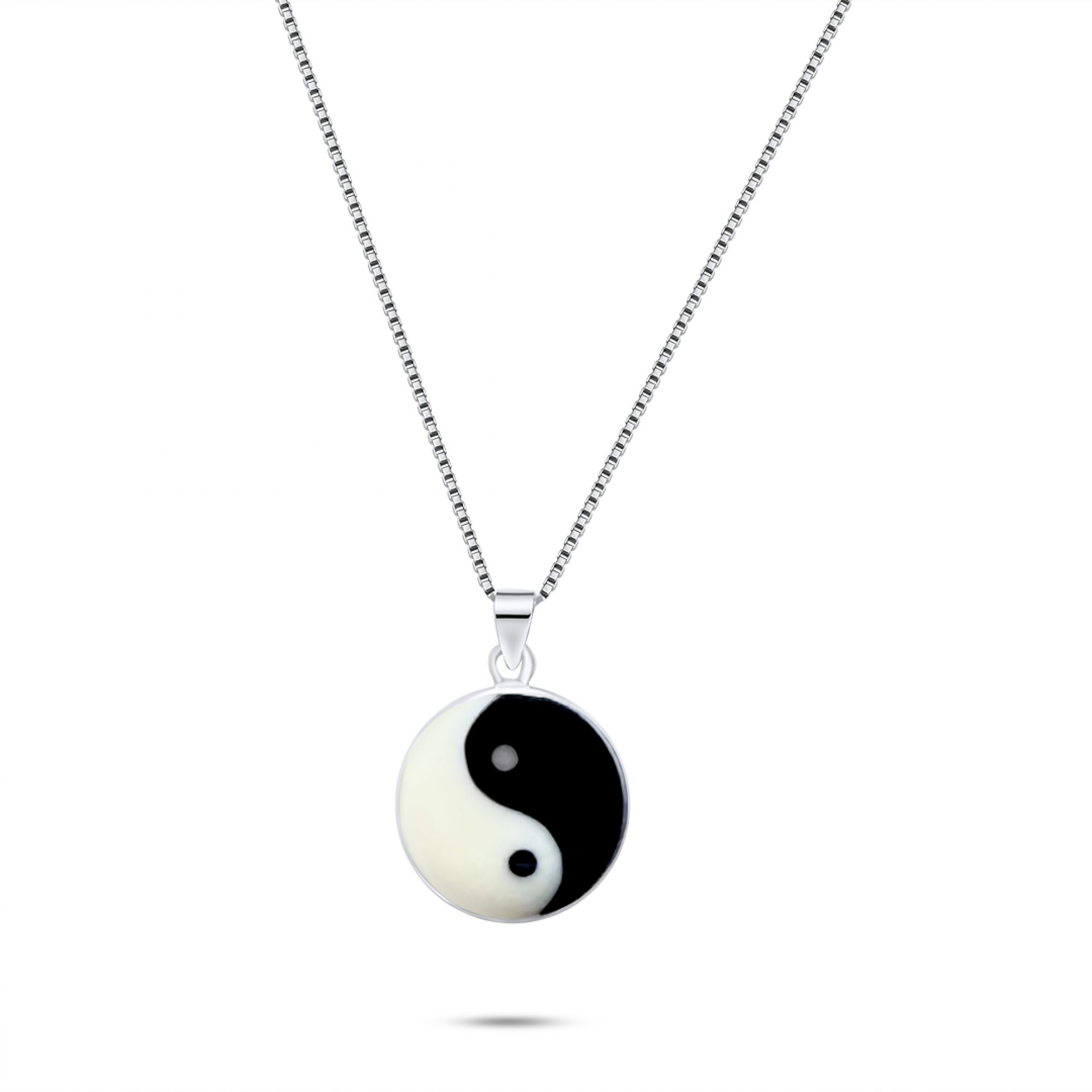 Yin and yang necklace