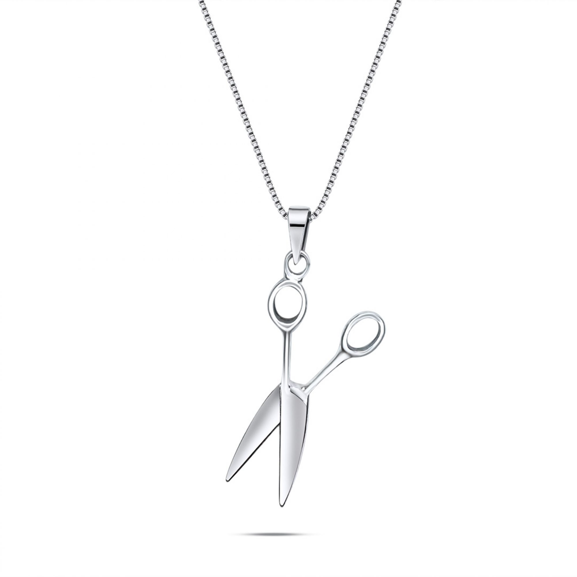 Scissors necklace