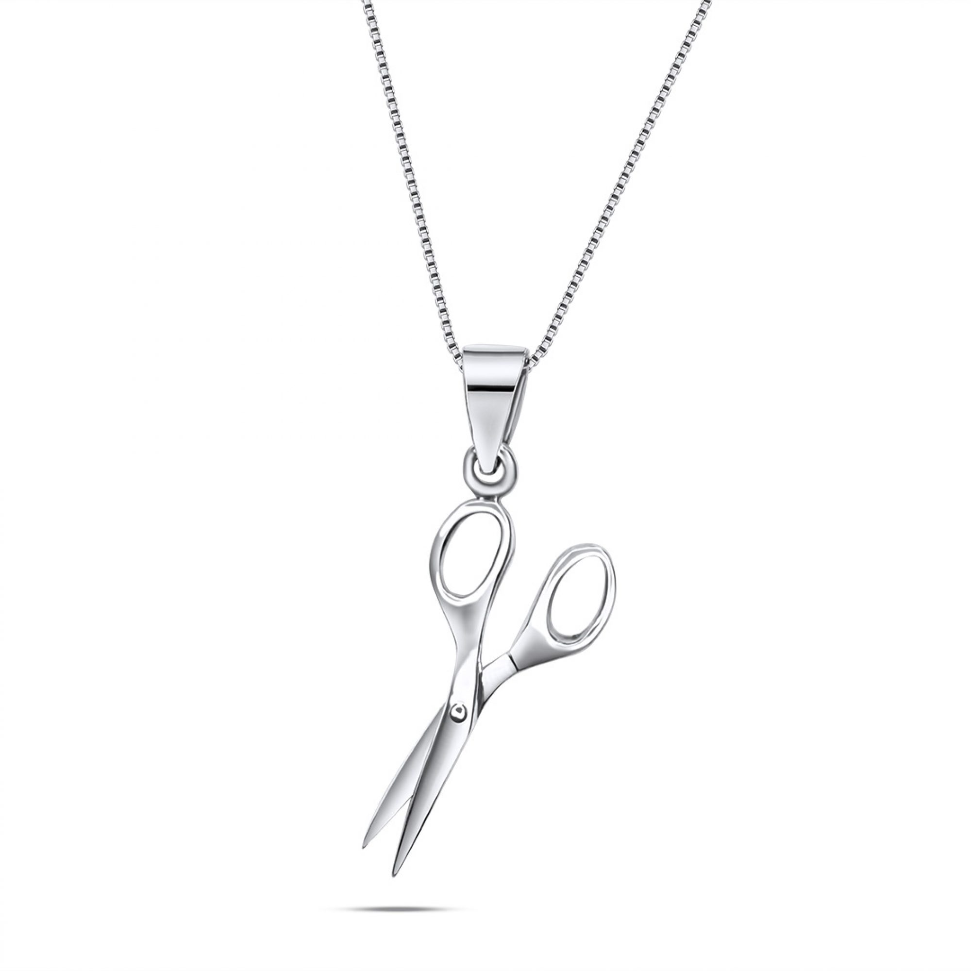 Scissors necklace