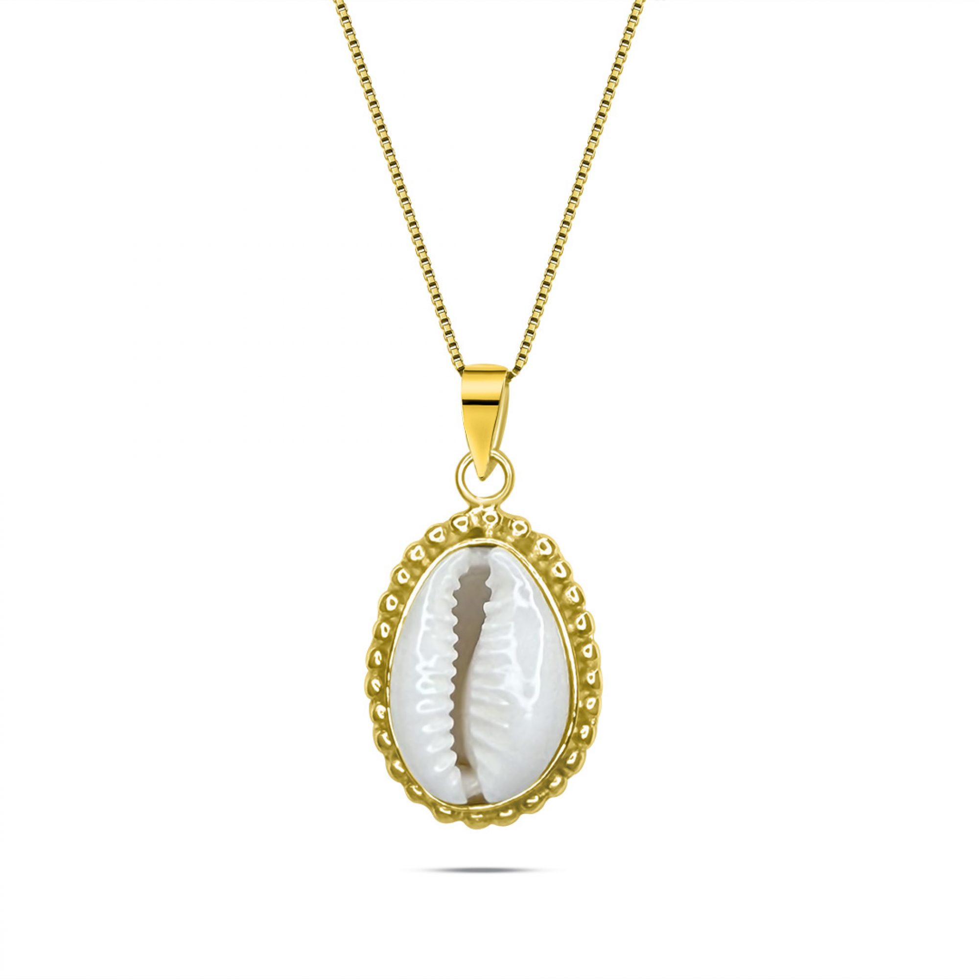 Κολιέ κοχύλι επίχρυσο